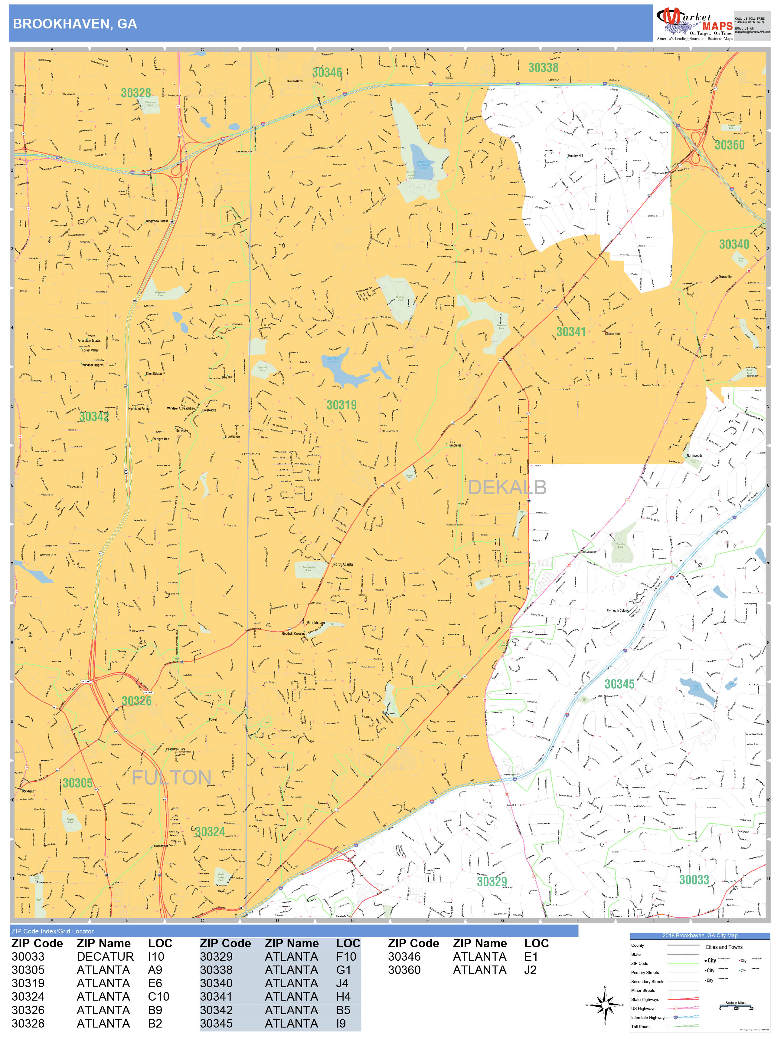 Brookhaven Parcel Map