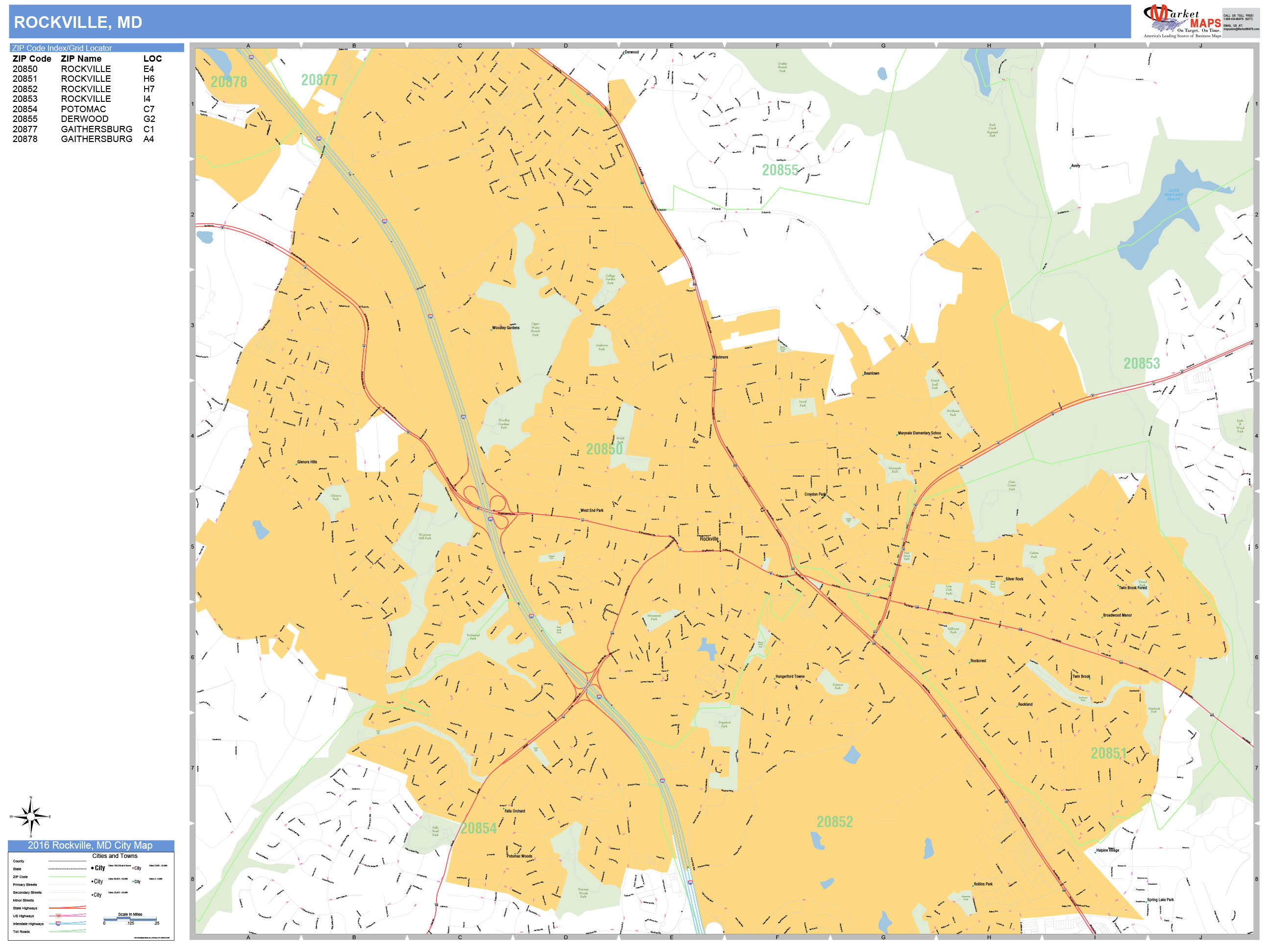 Rockville Last 4 Digits Zip Code Map - London Top Attractions Map