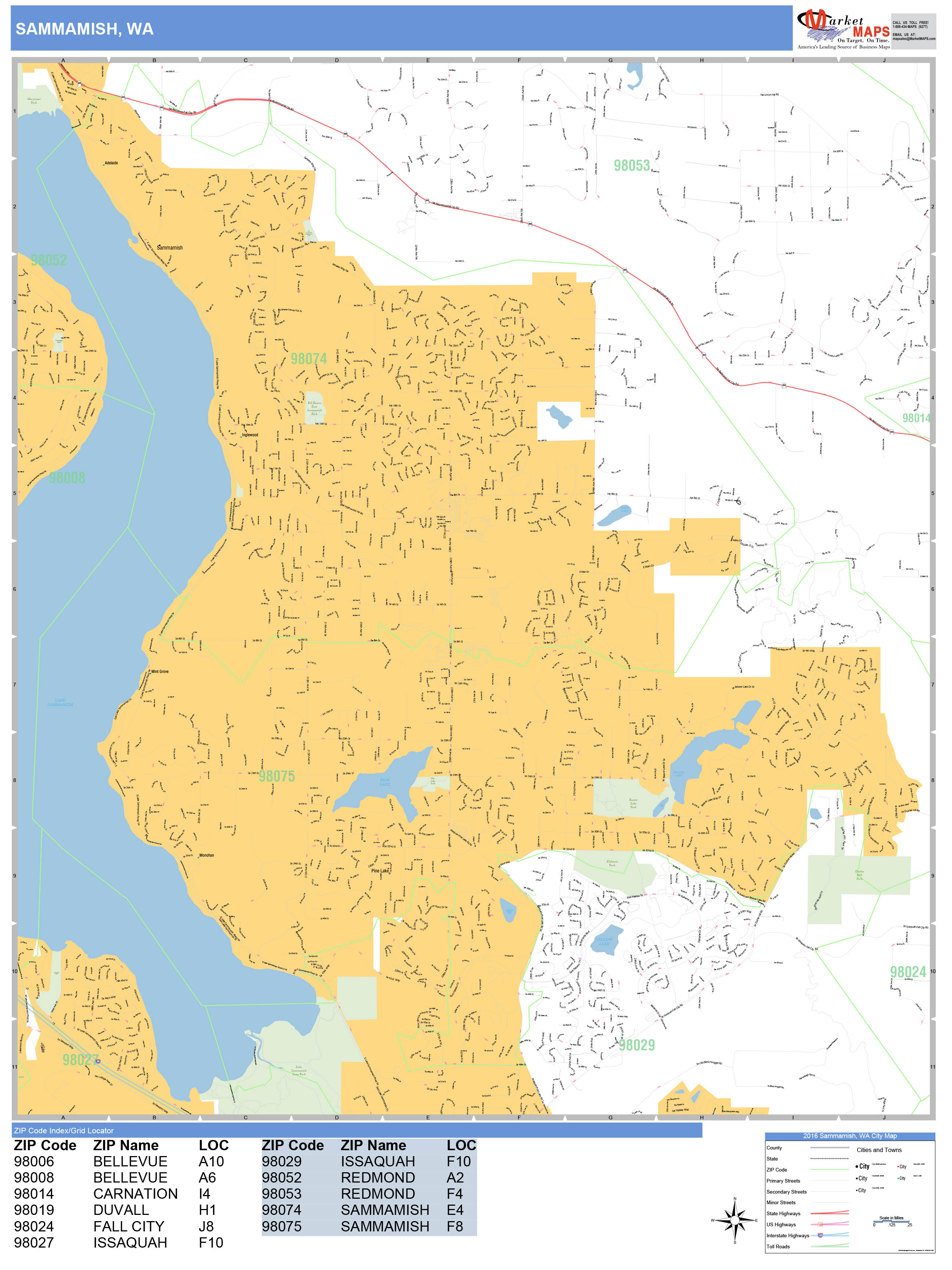 Sammamish City Limits Map