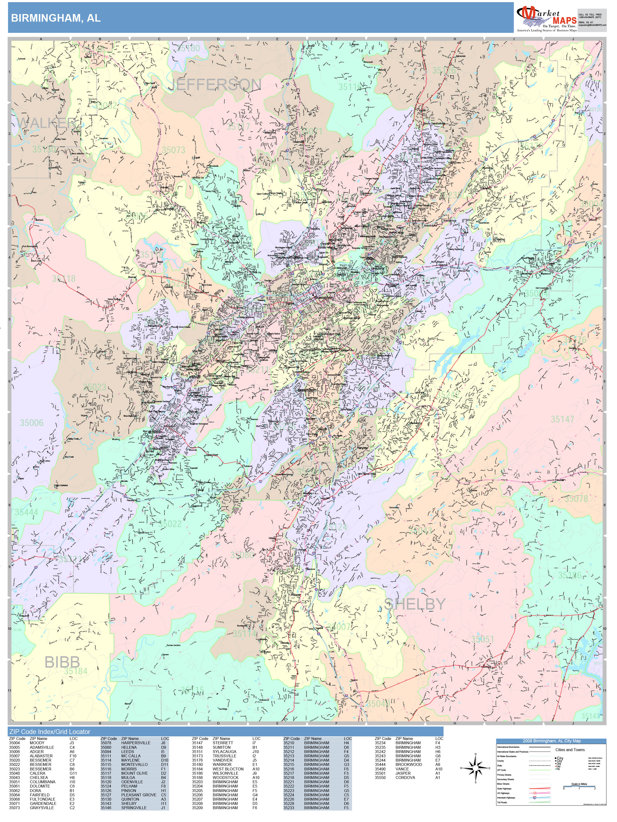 Lancaster Pennsylvania Wall Map Color Cast Style By M 4050