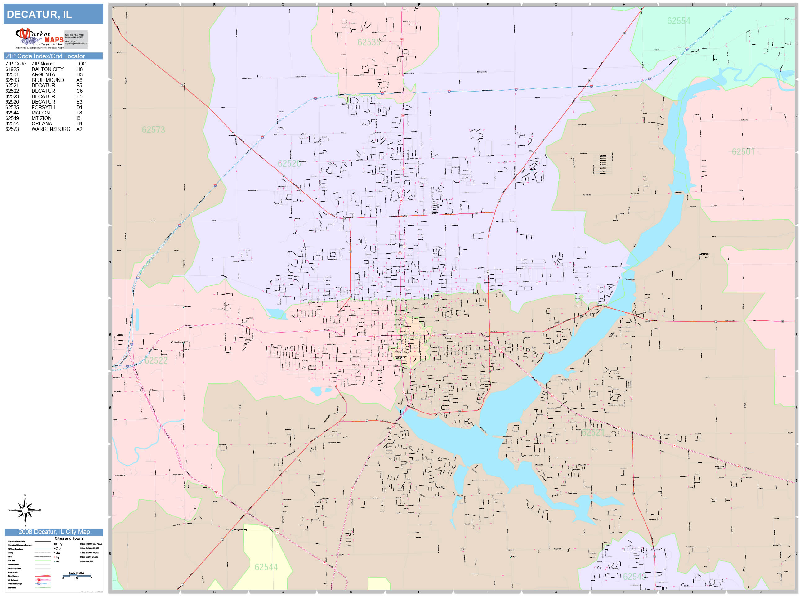 Evanston Illinois Wall Map Color Cast Style By Market - vrogue.co