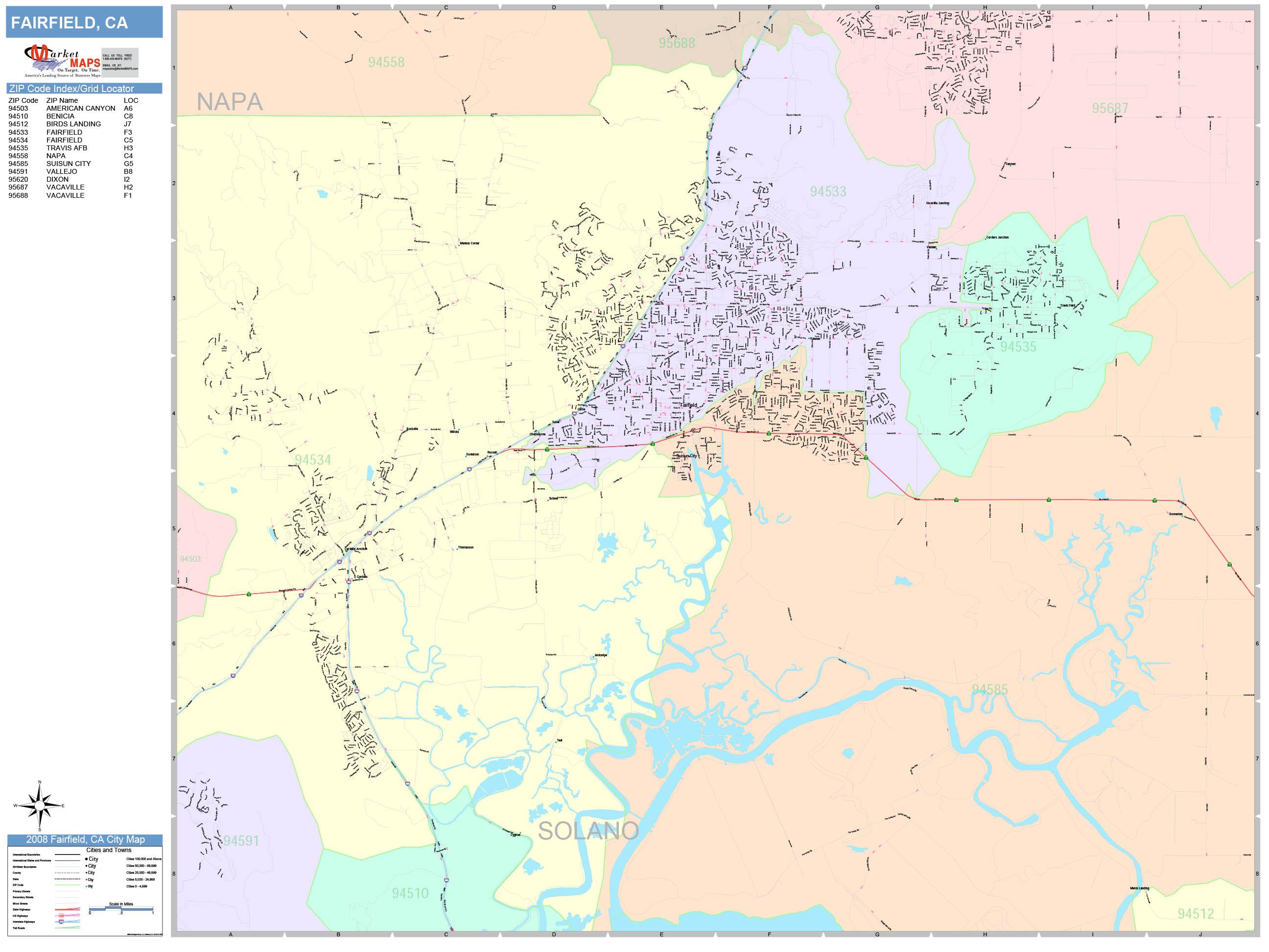 Redding California Wall Map Color Cast Style By Marketmaps Mapsales Vrogue 8008