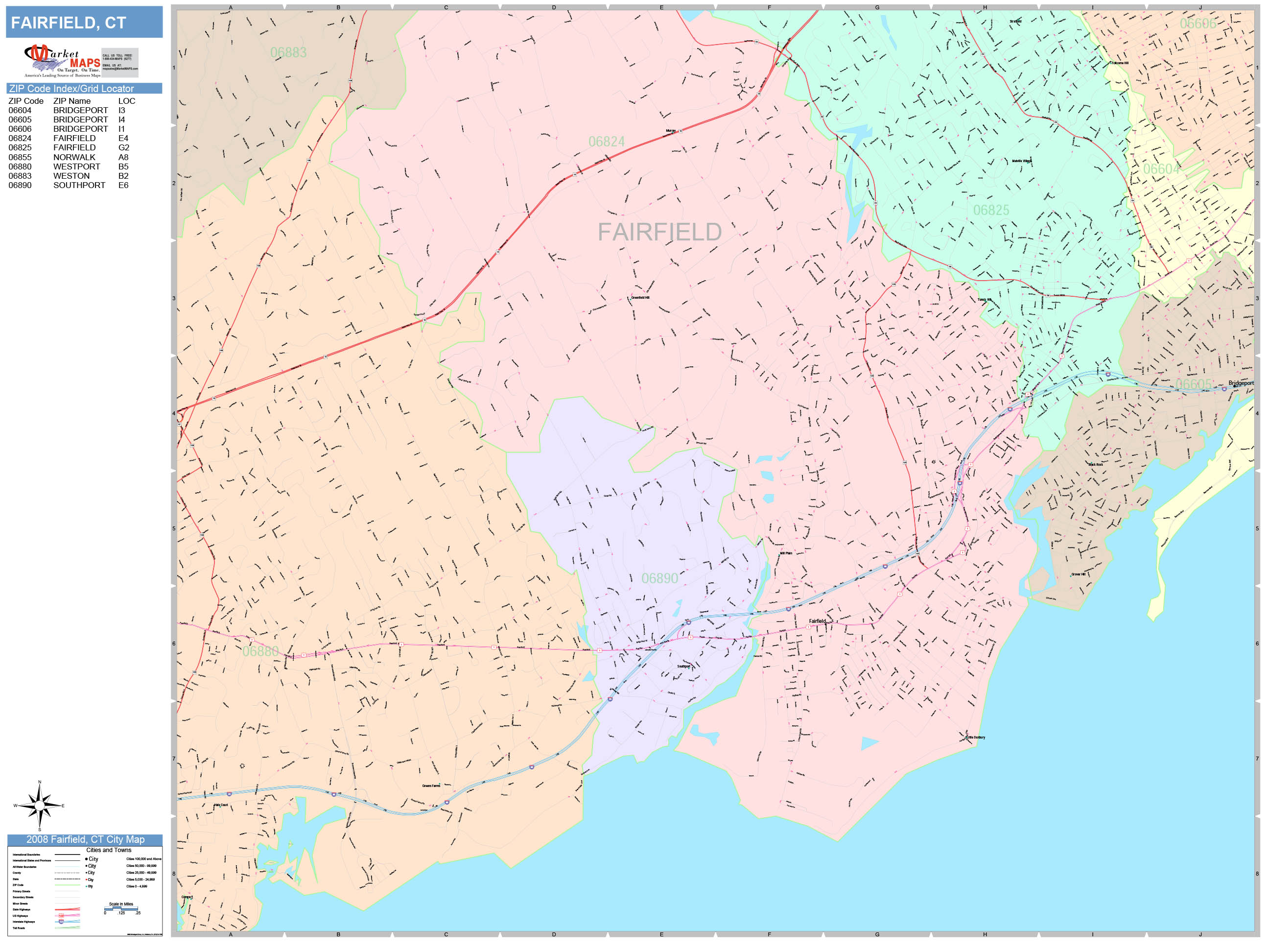 Elevation Of New Fairfield Ct Usa Topographic Map Altitude Map   Fairfield CT 