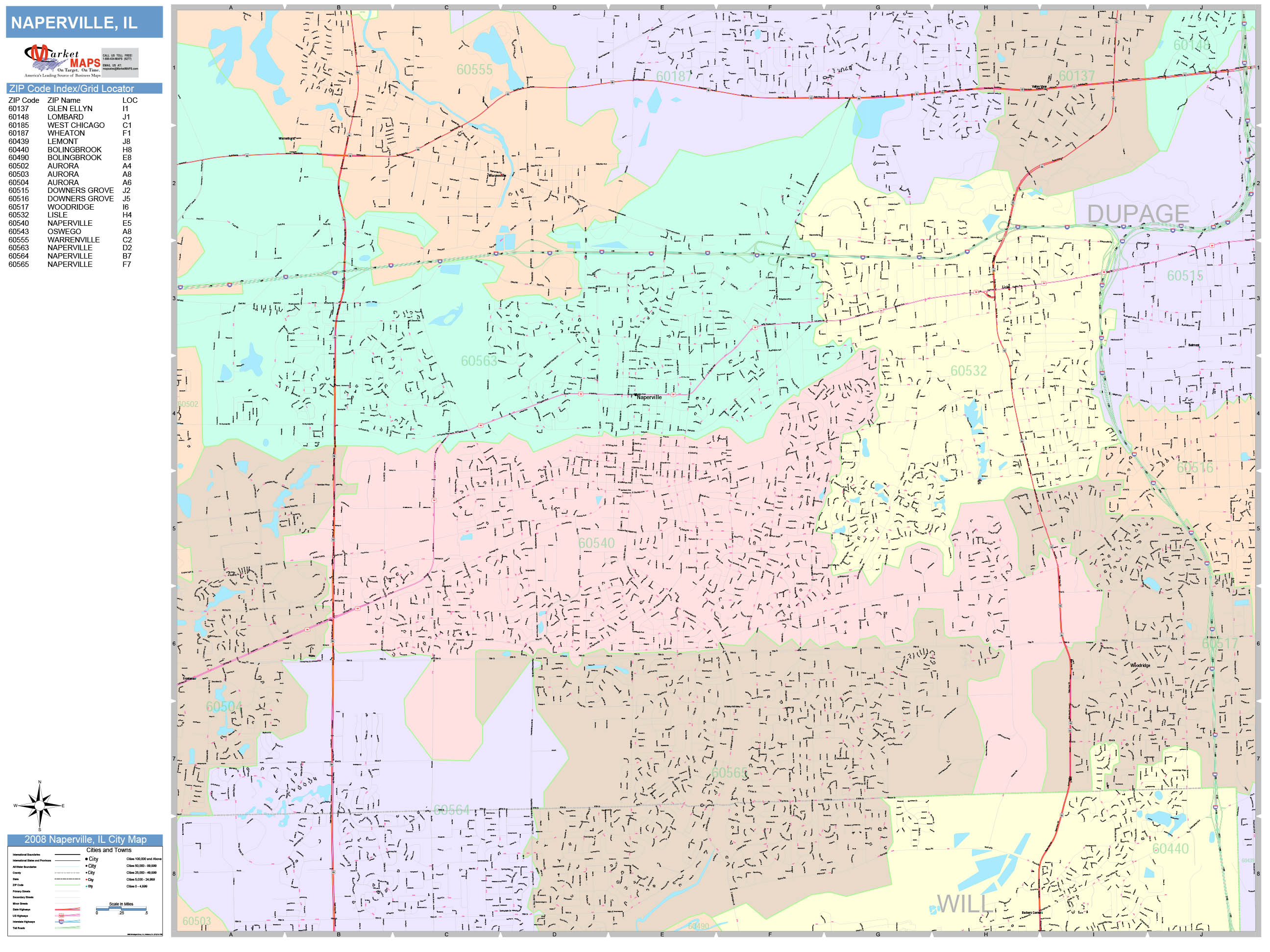 Zip Code Map Naperville Il Printable Maps Online 3916