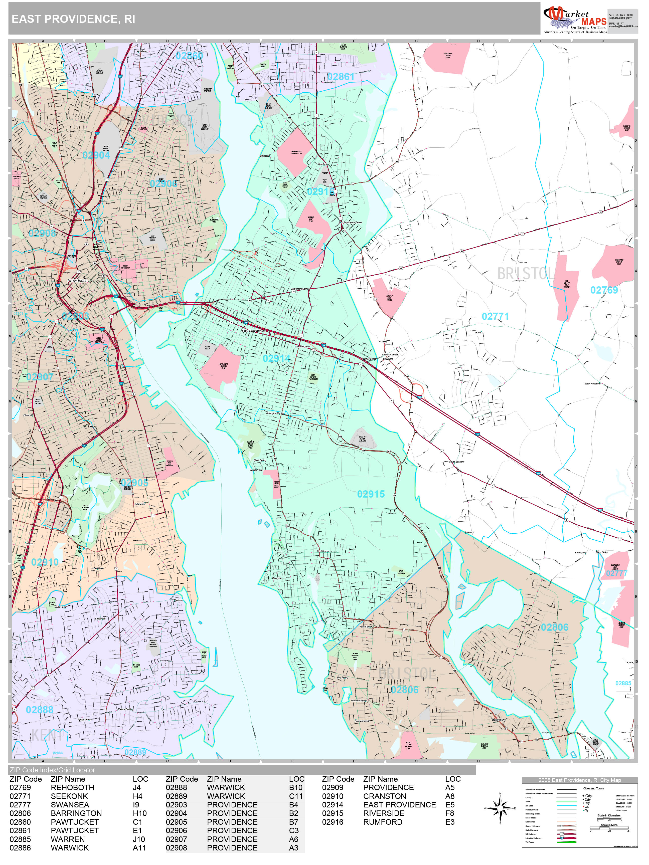 Zip Code Map Providence Ri - United States Map