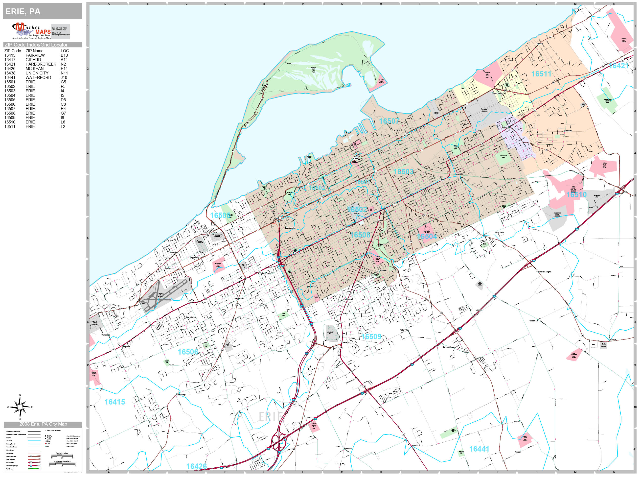 erie county pa parcel map