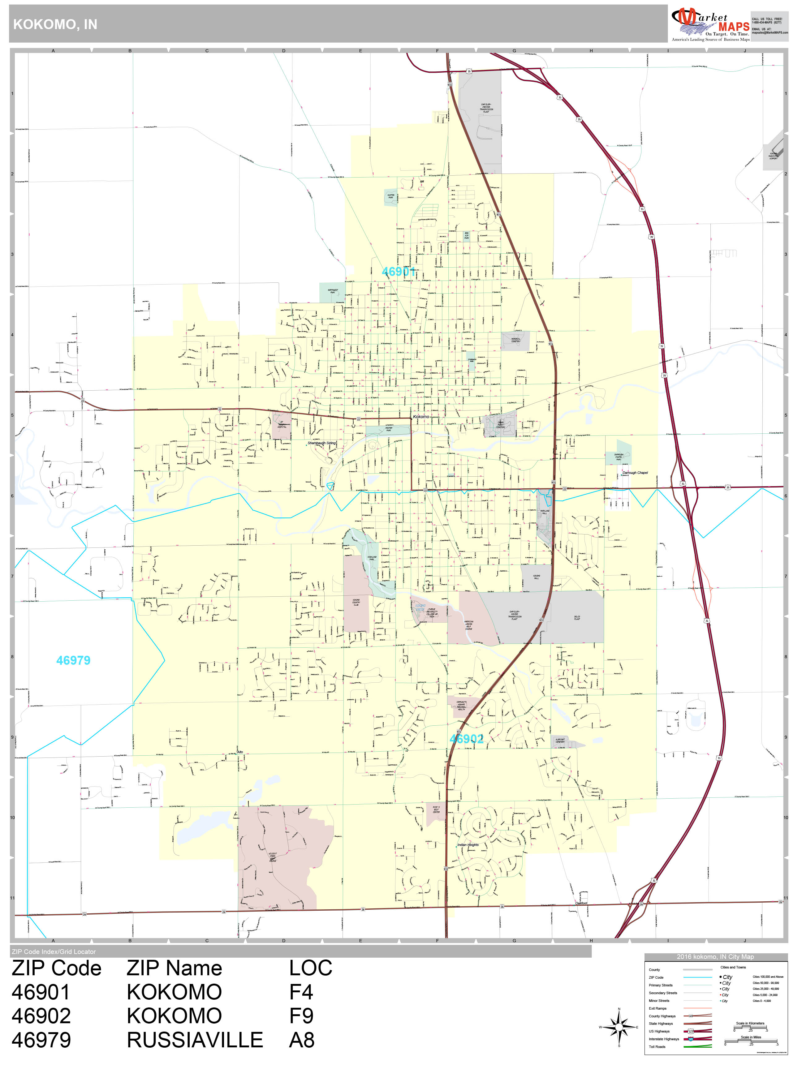 Kokomo Florida Map