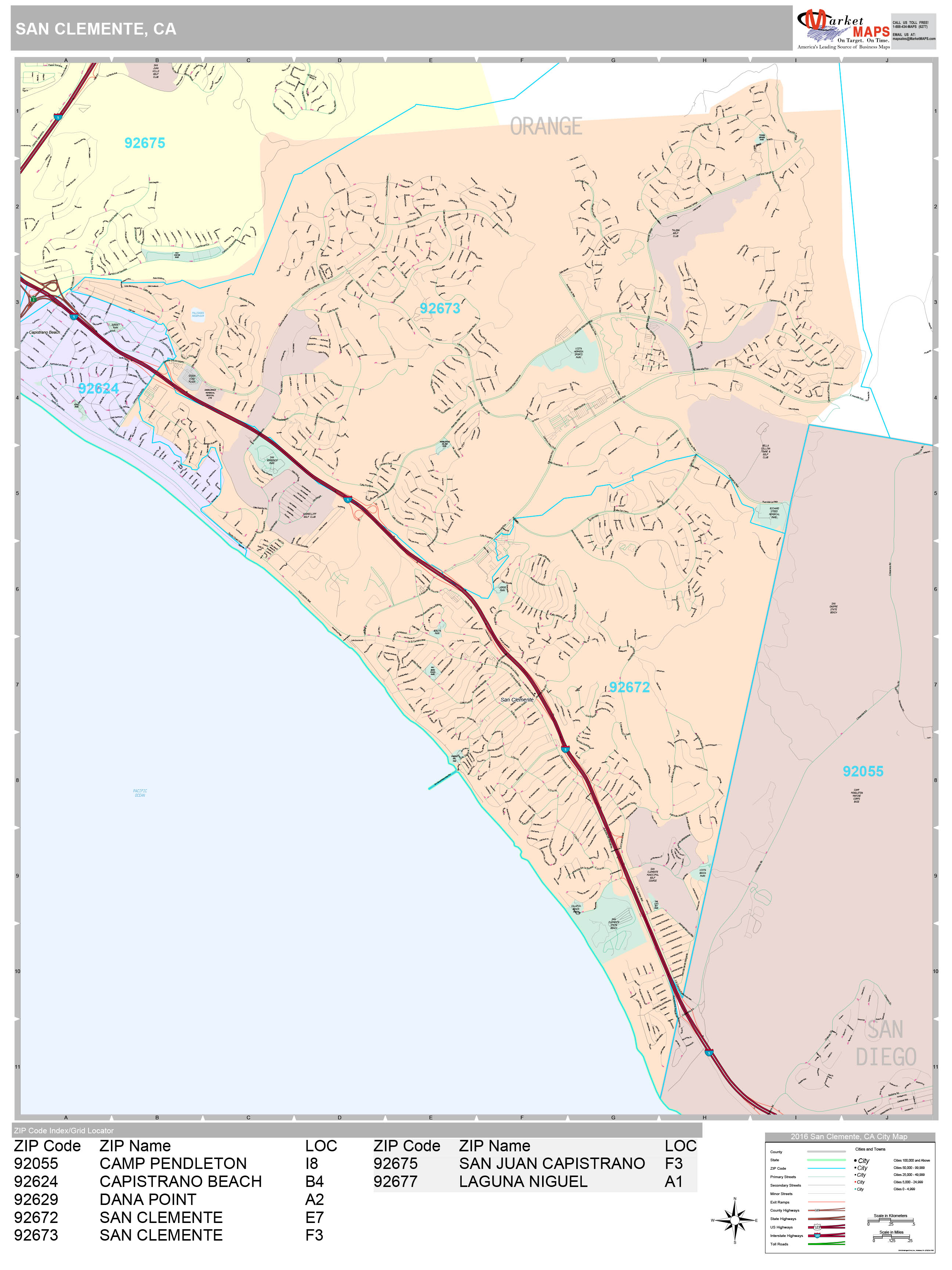 San Clemente California Map Printable Maps - vrogue.co