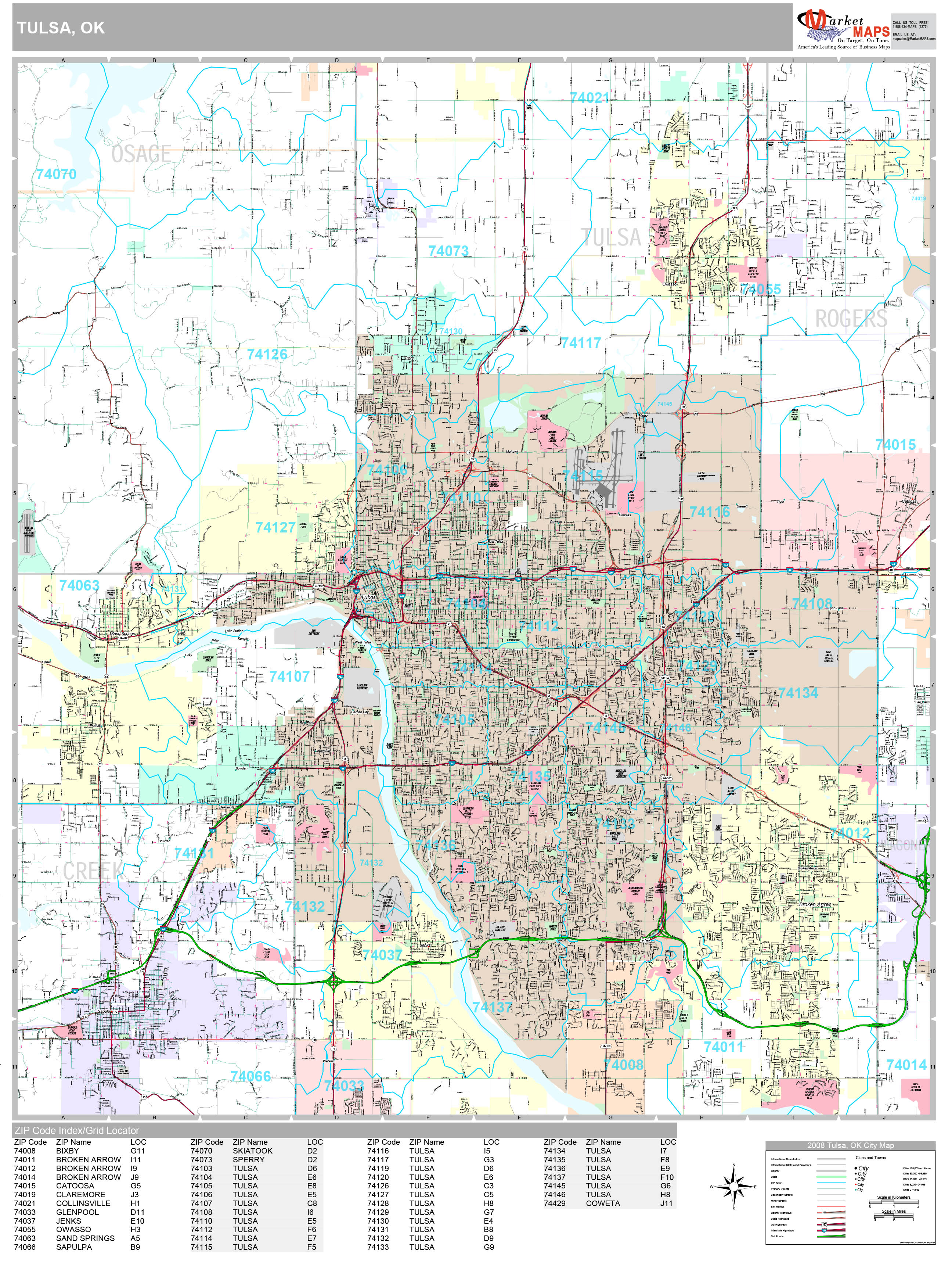 tulsa-oklahoma-wall-map-premium-style-by-marketmaps-mapsales