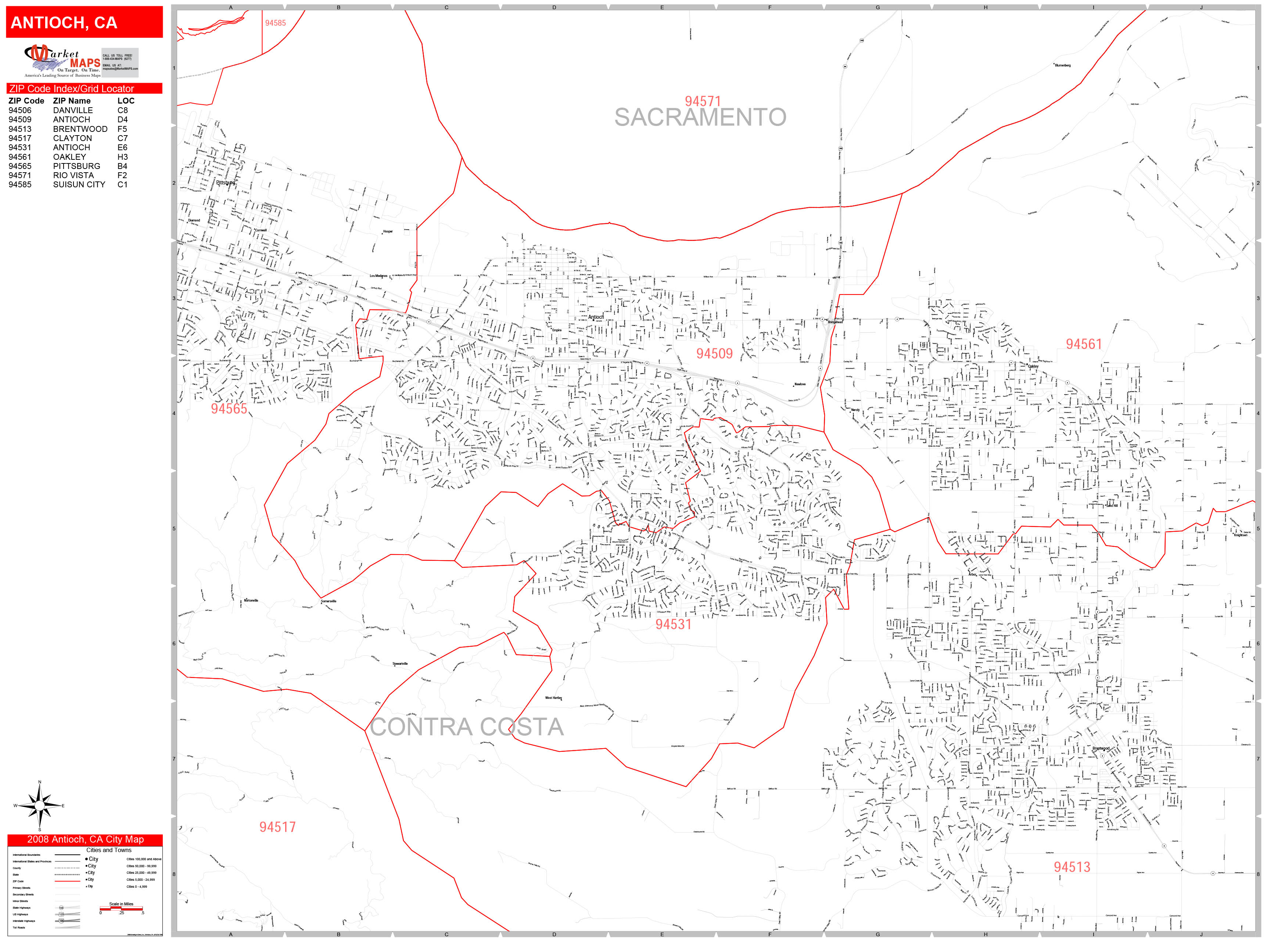 Antioch Il Zip Code Map - United States Map