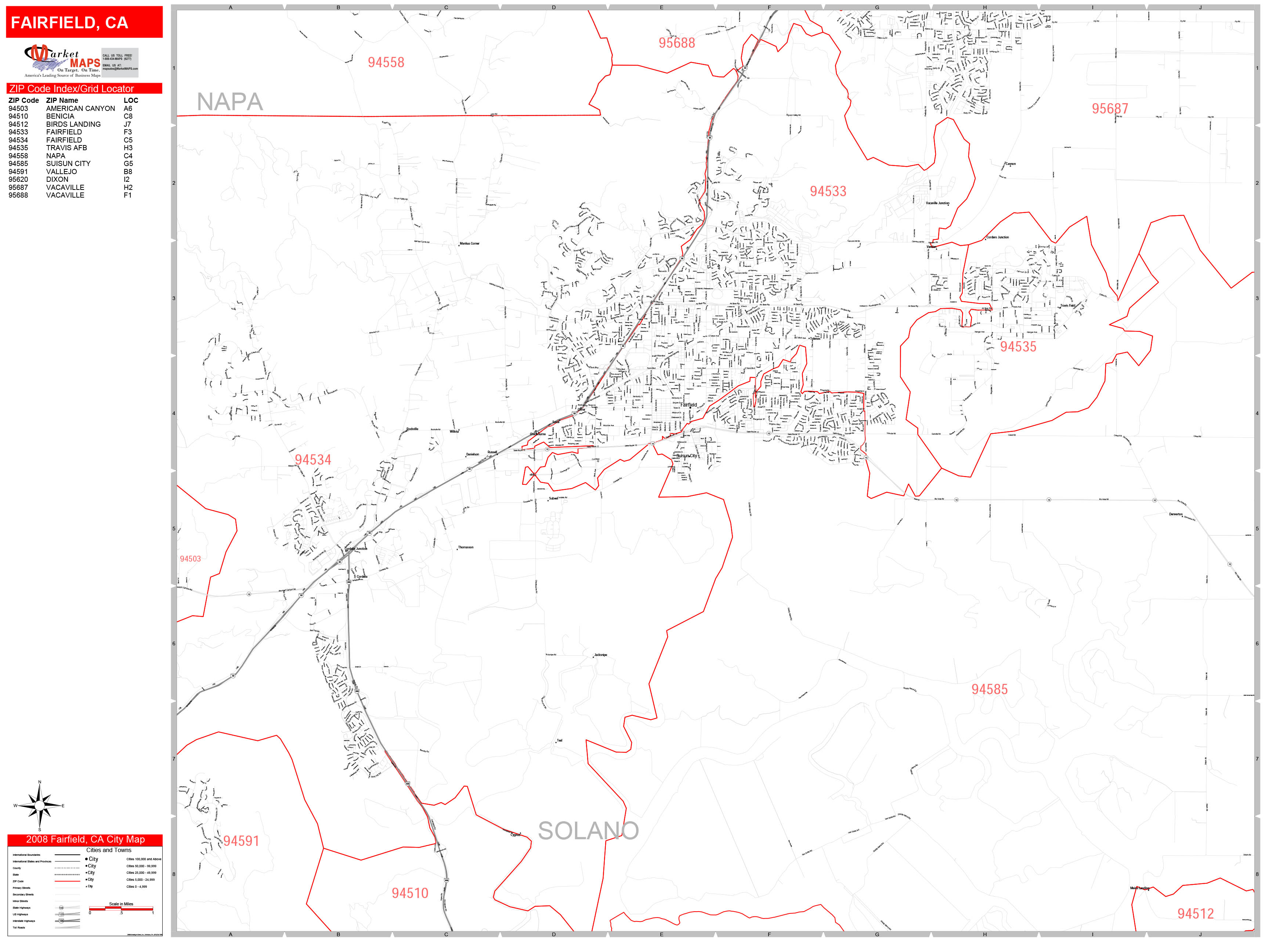 Fairfield County Zip Code Map - Map