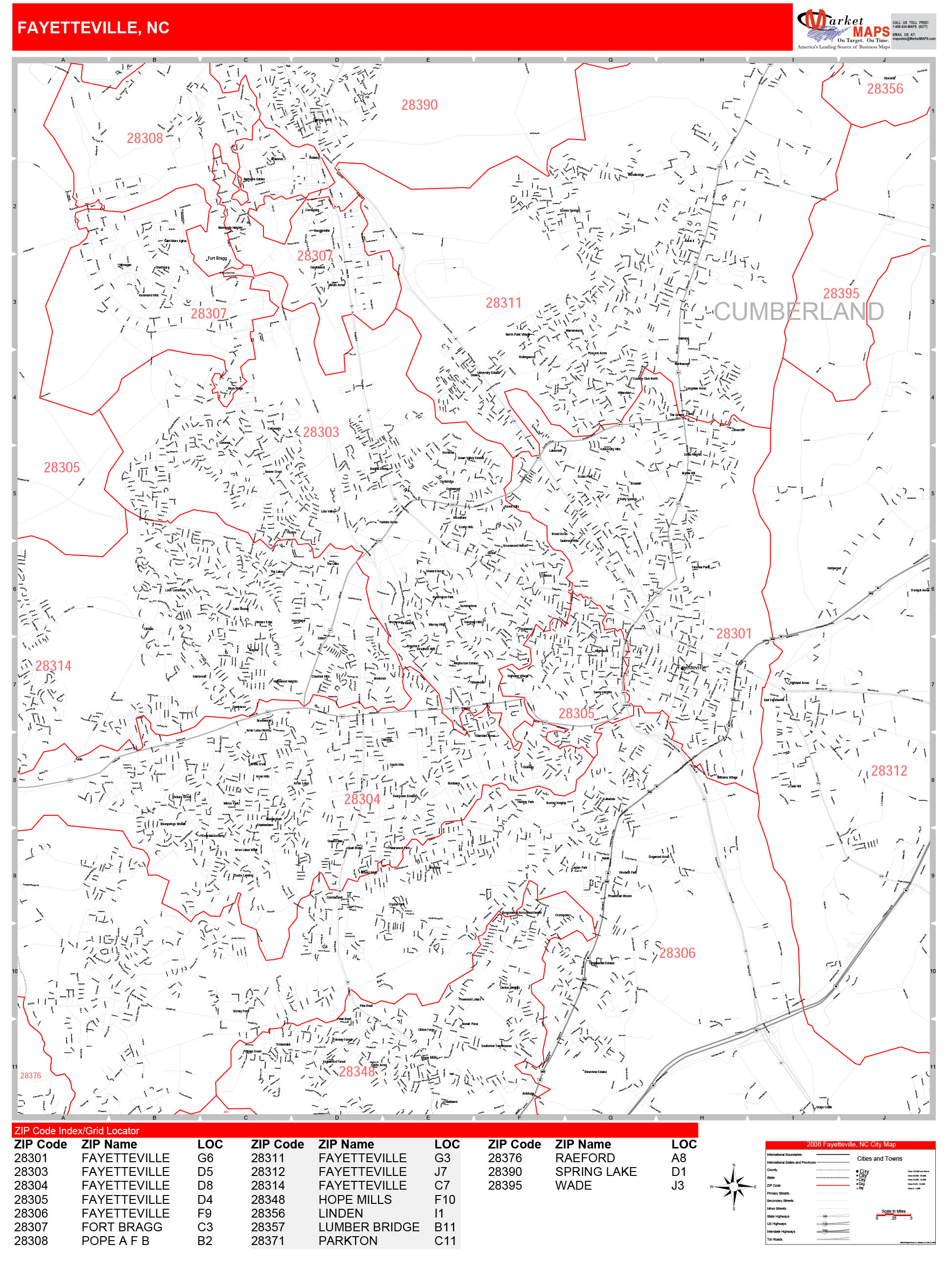 Zip Code Map Fayetteville Nc - Printable Maps Online