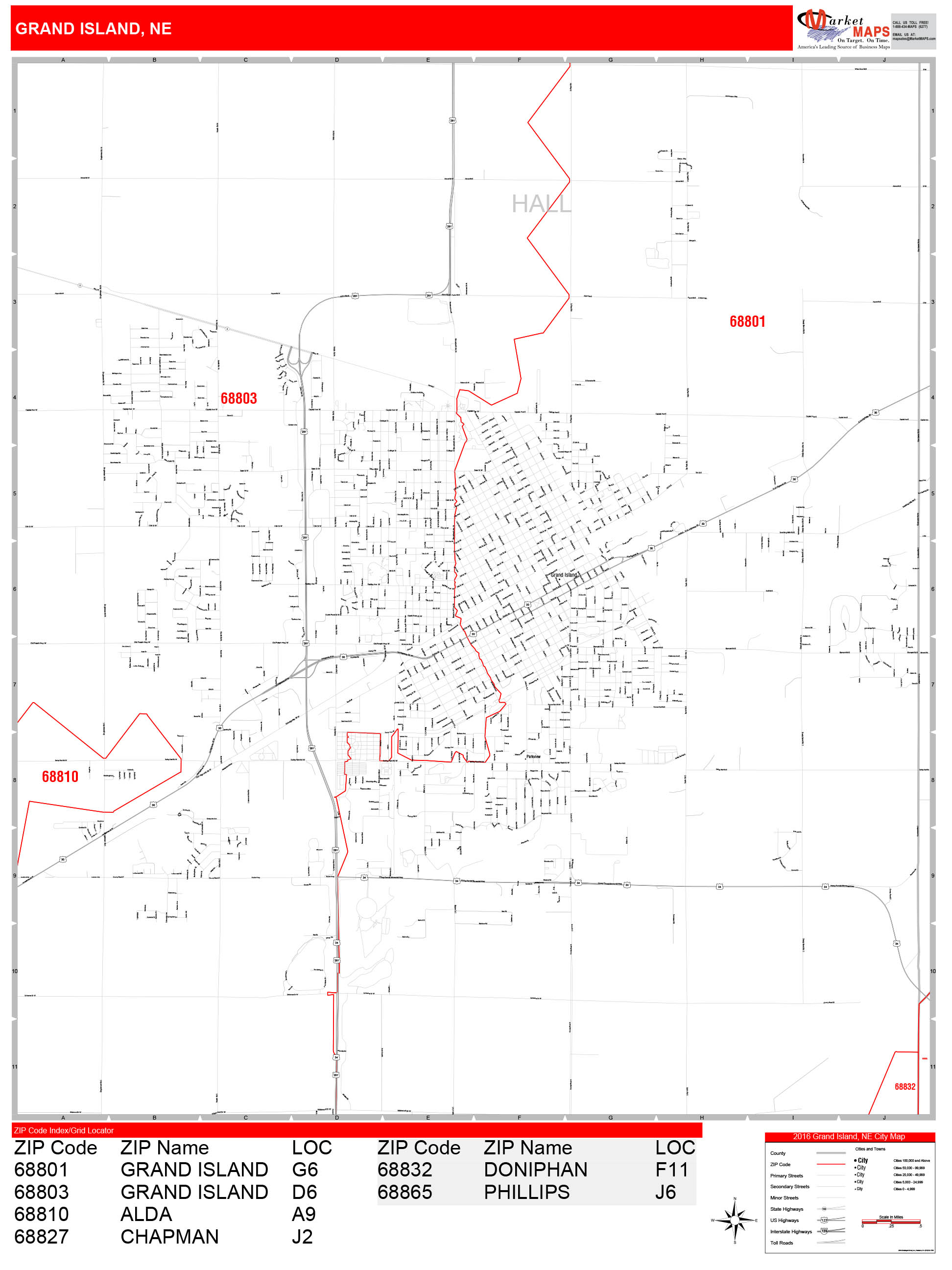 Nebraska Grand Island Nebraska Zip Code Map Grand Isl