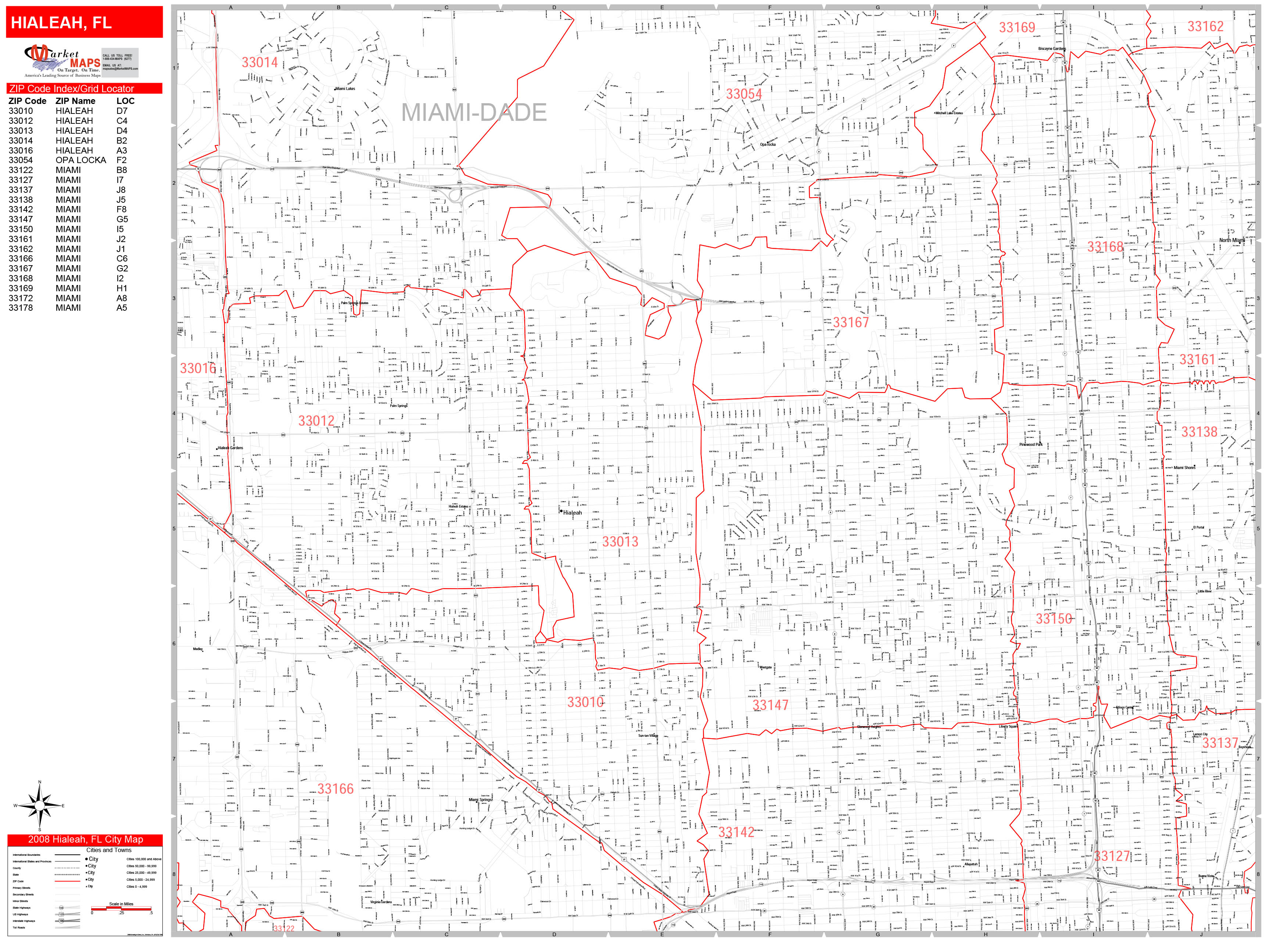 Hialeah Fl Zip Code Map - United States Map