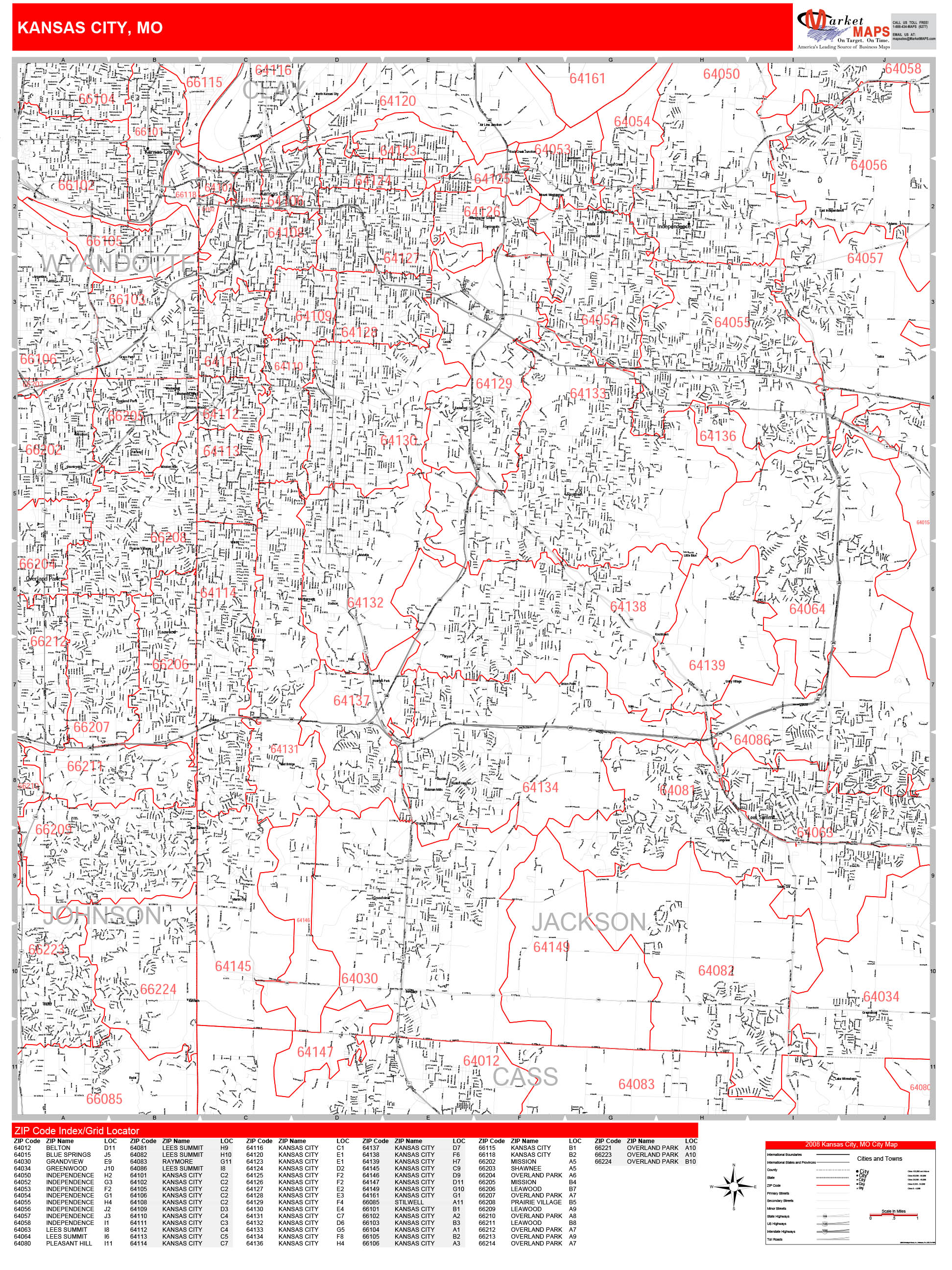 Kansas City Mo Zip Code Map Maping Resources Images And Photos Finder   KansasCity MO 