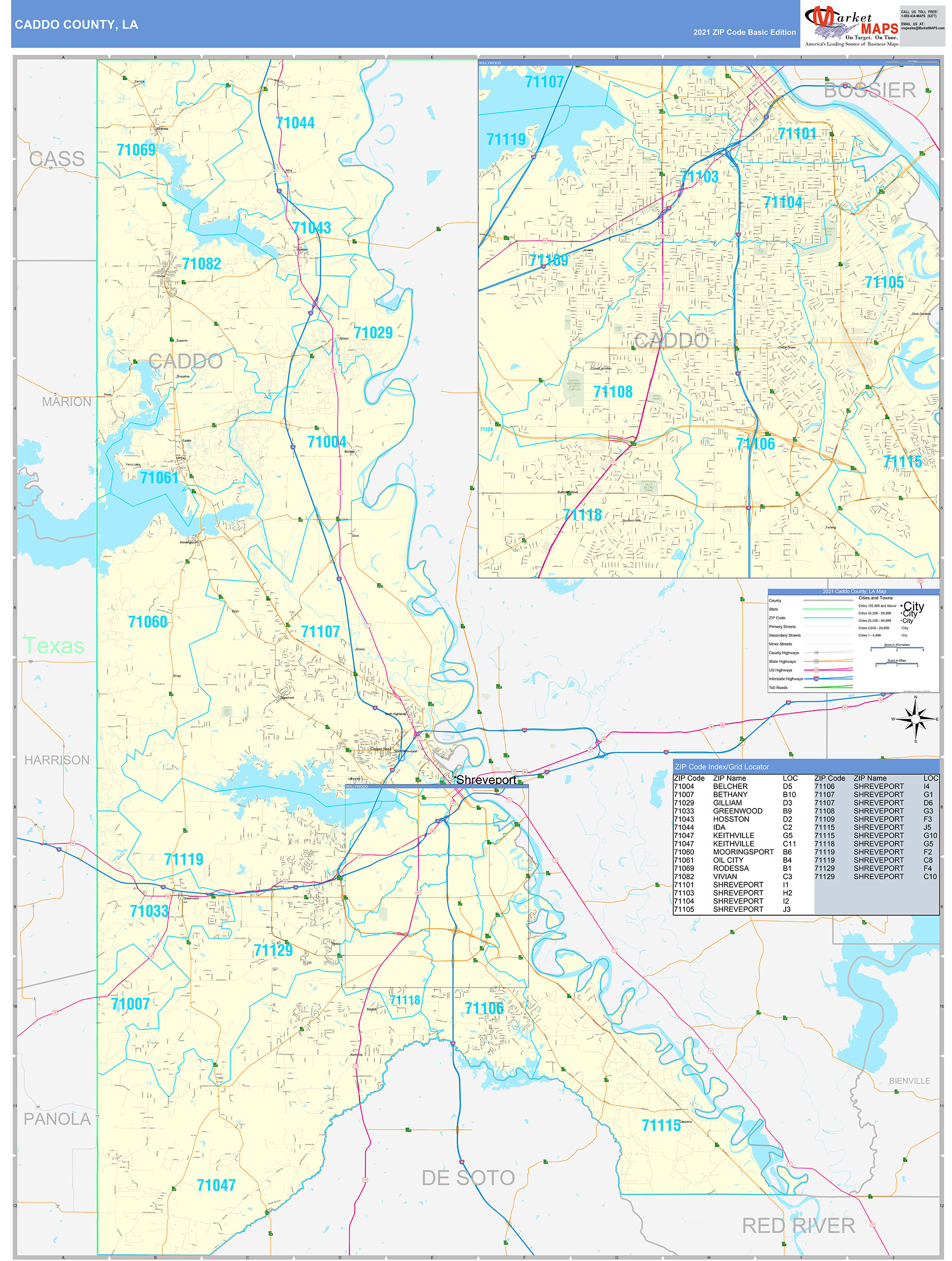 Pointe Coupee County La Zip Code Wall Map Basic Style vrogue.co