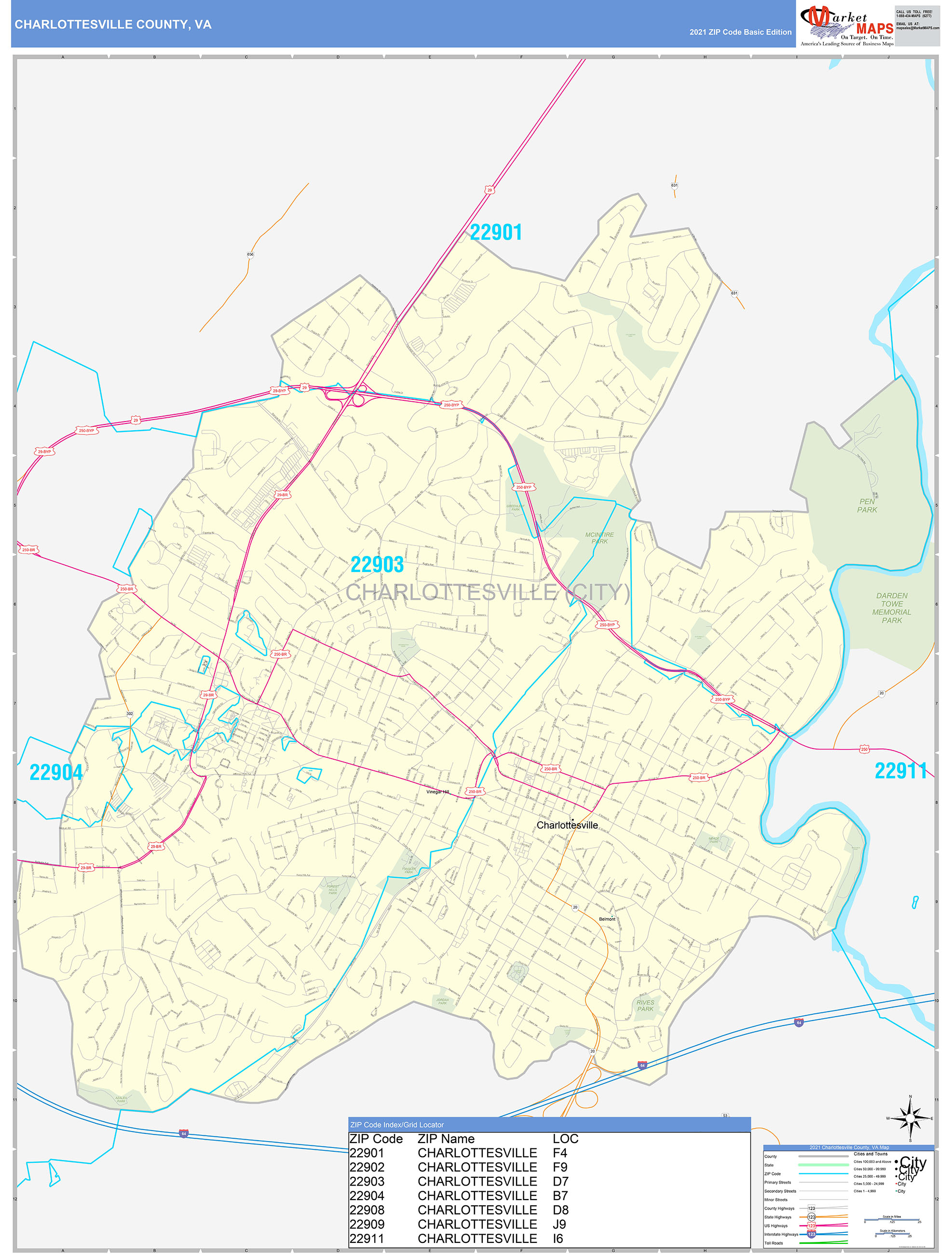 map of charlottesville virginia        <h3 class=