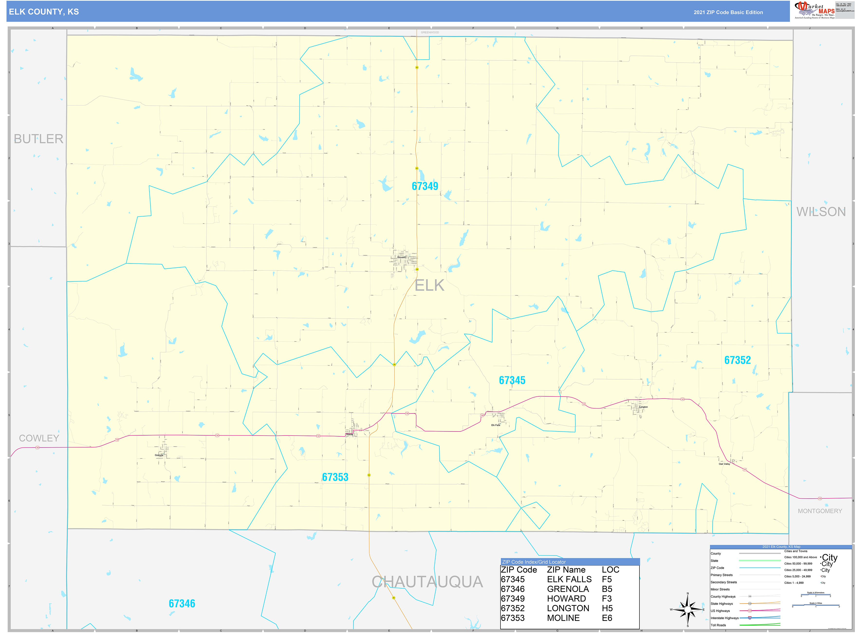 What Is The Zip Code For Elk City Ks