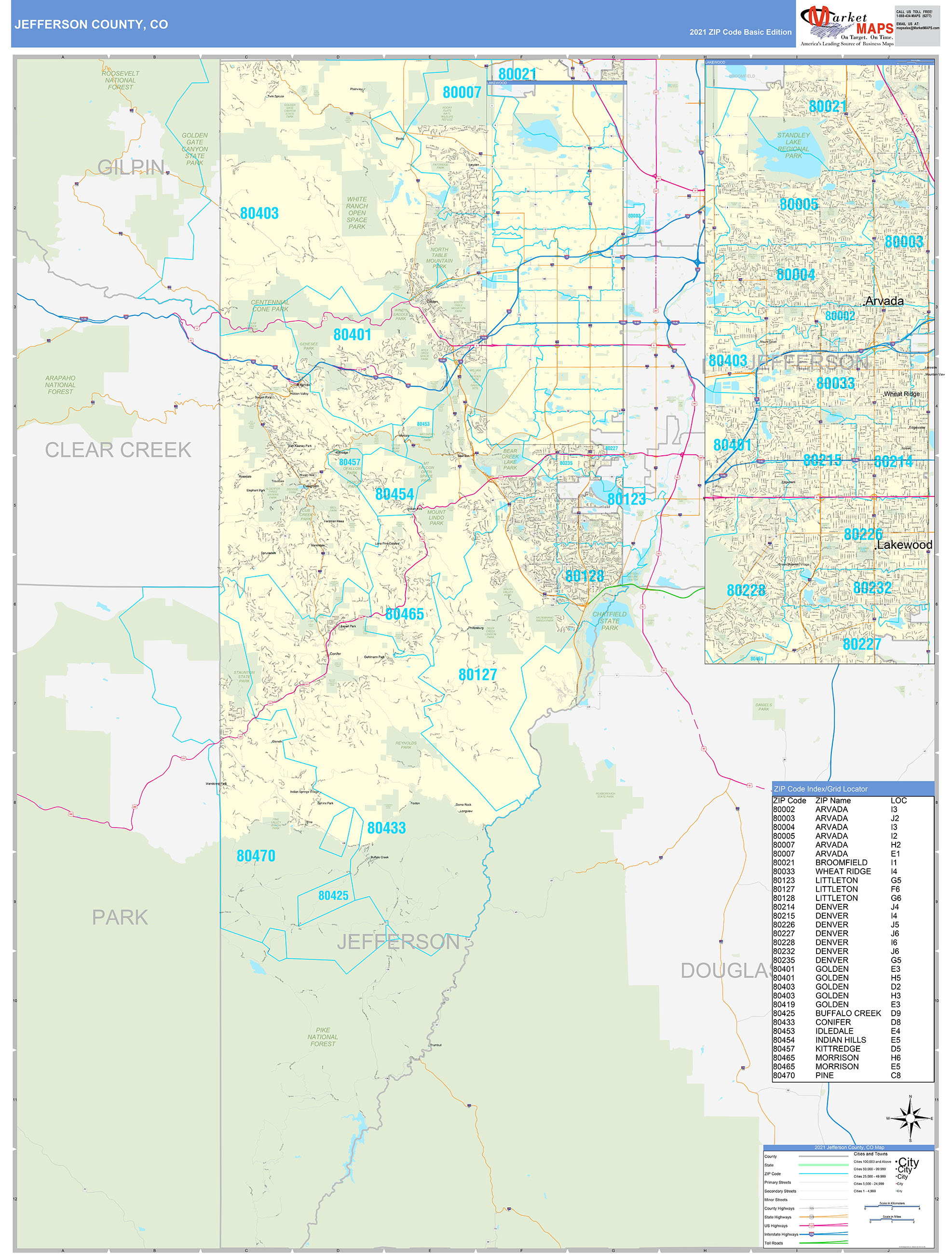 Jefferson County Zip Code Map United States Map 4890