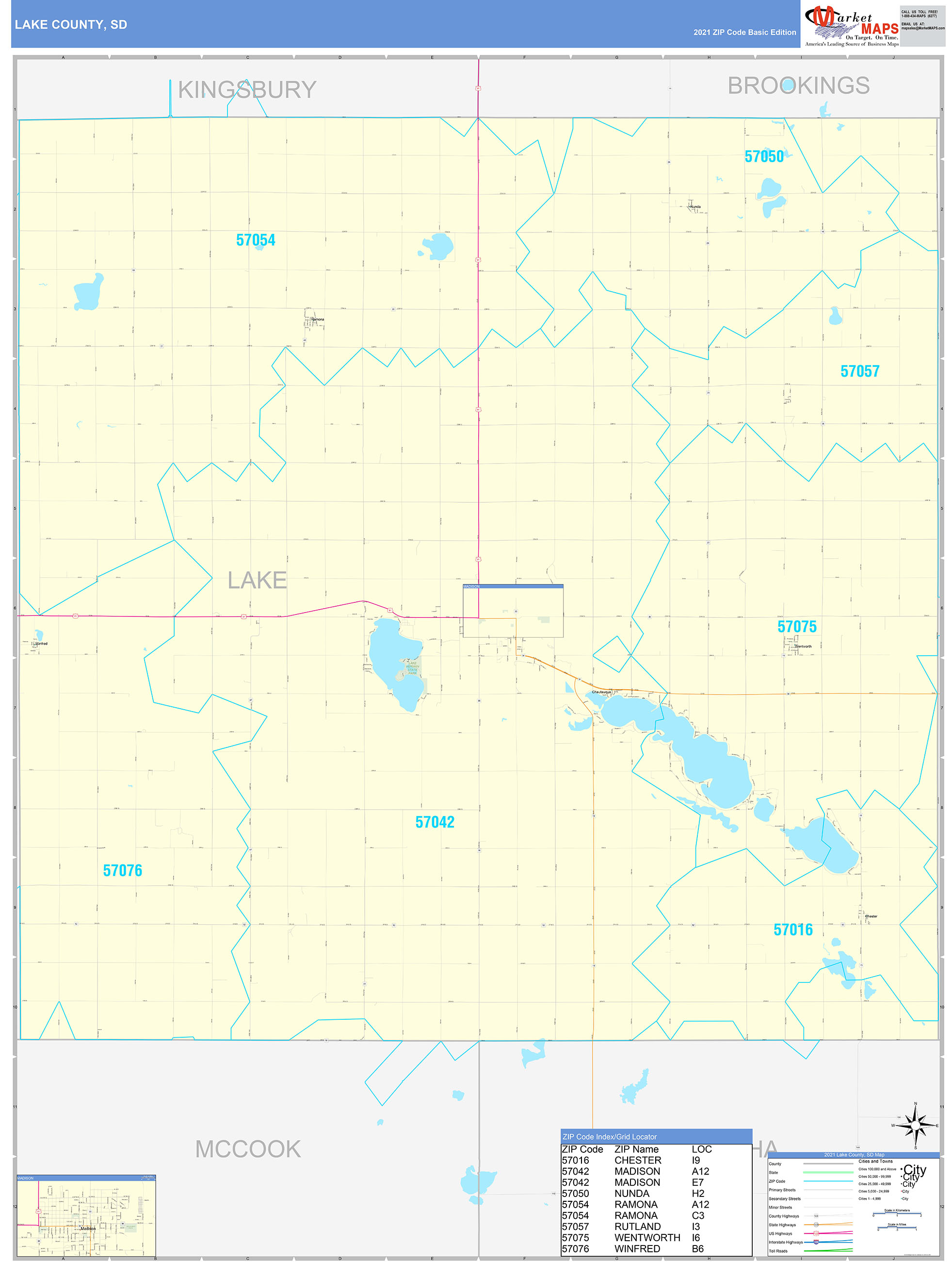 Lake County Sd Zip Code Wall Map Basic Style By Marketmaps Free Nude Sexiz Pix 9271