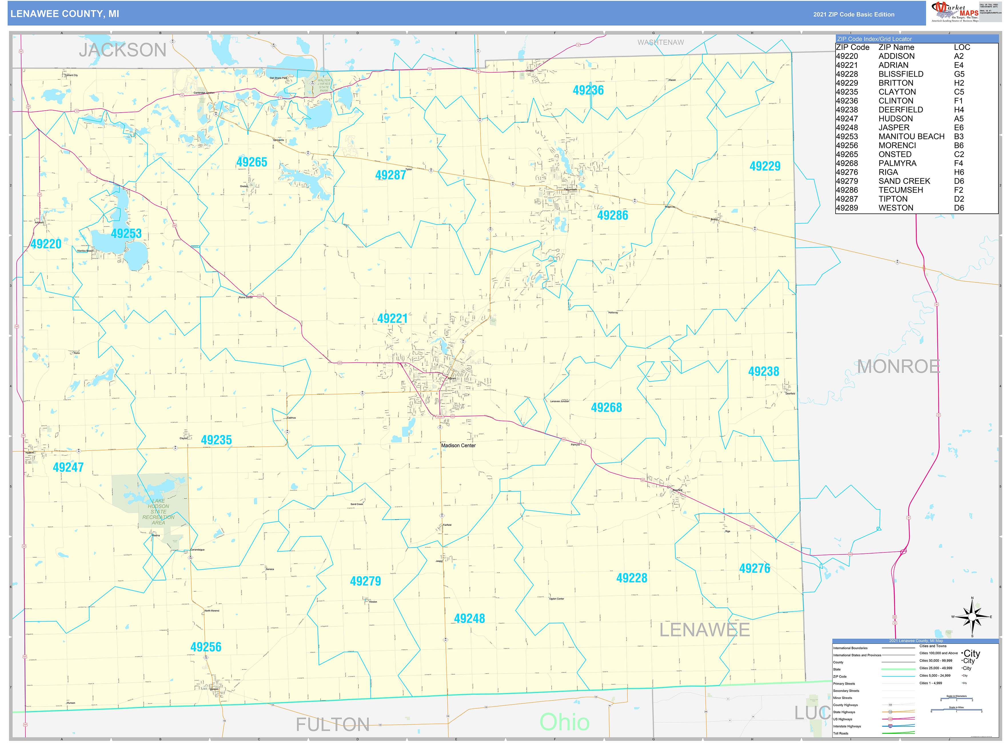 Lenawee County Historic Plat Maps 7060