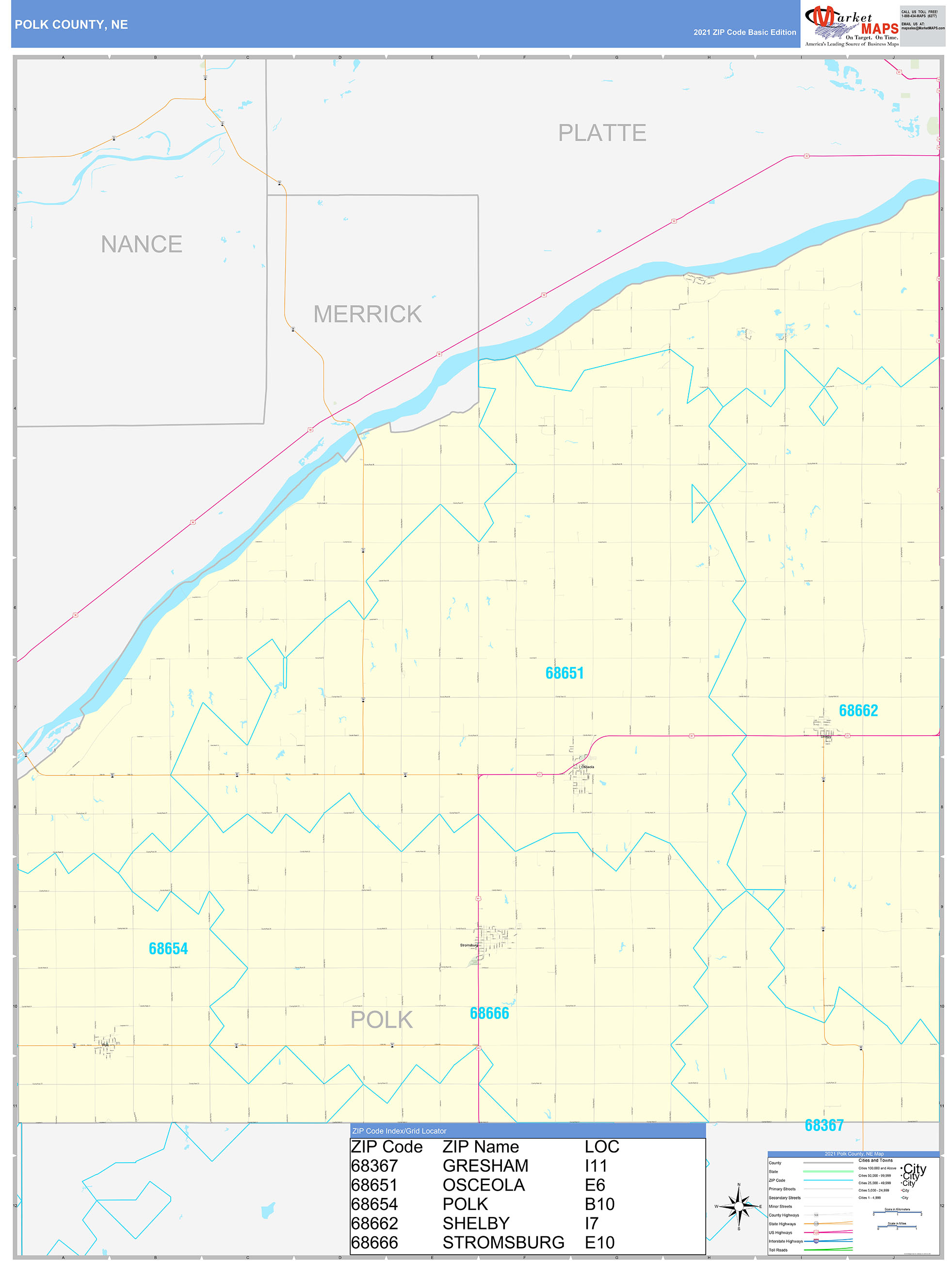 Polk County Iowa Zip Code Map United States Map   Polk NE 