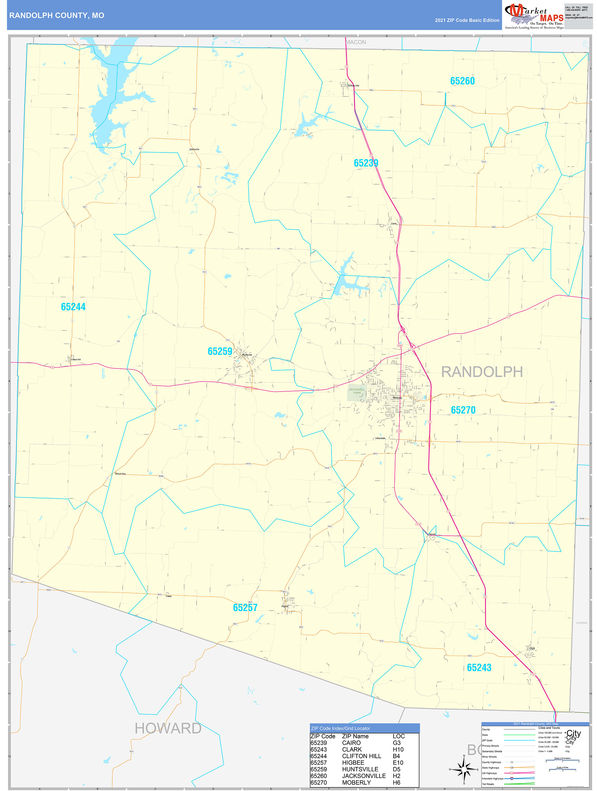 Randolph County Ar Wall Map Premium Style By Marketma - vrogue.co