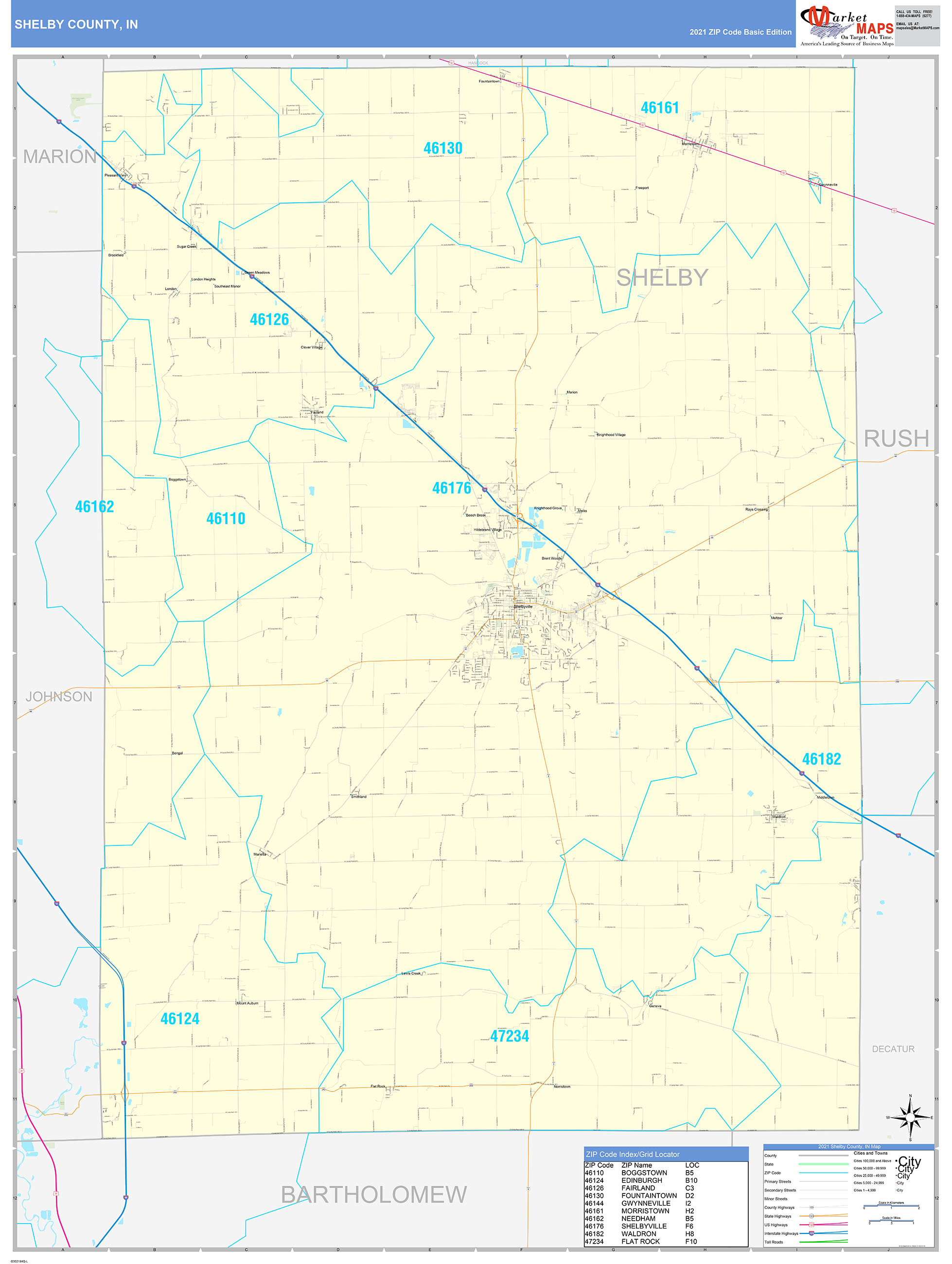 Zip Code Map Shelby County United States Map 5867