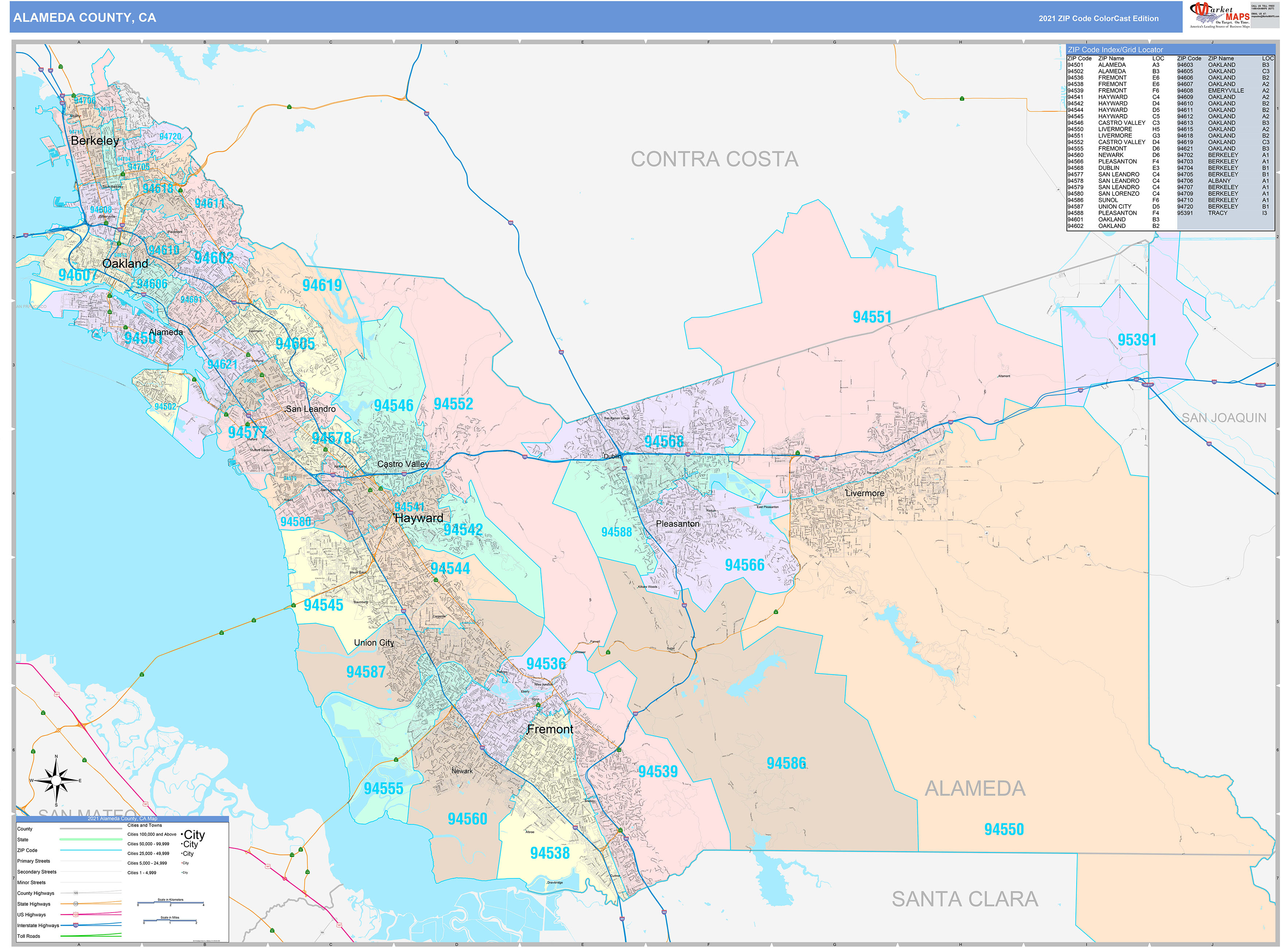alameda-county-ca-wall-map-color-cast-style-by-marketmaps