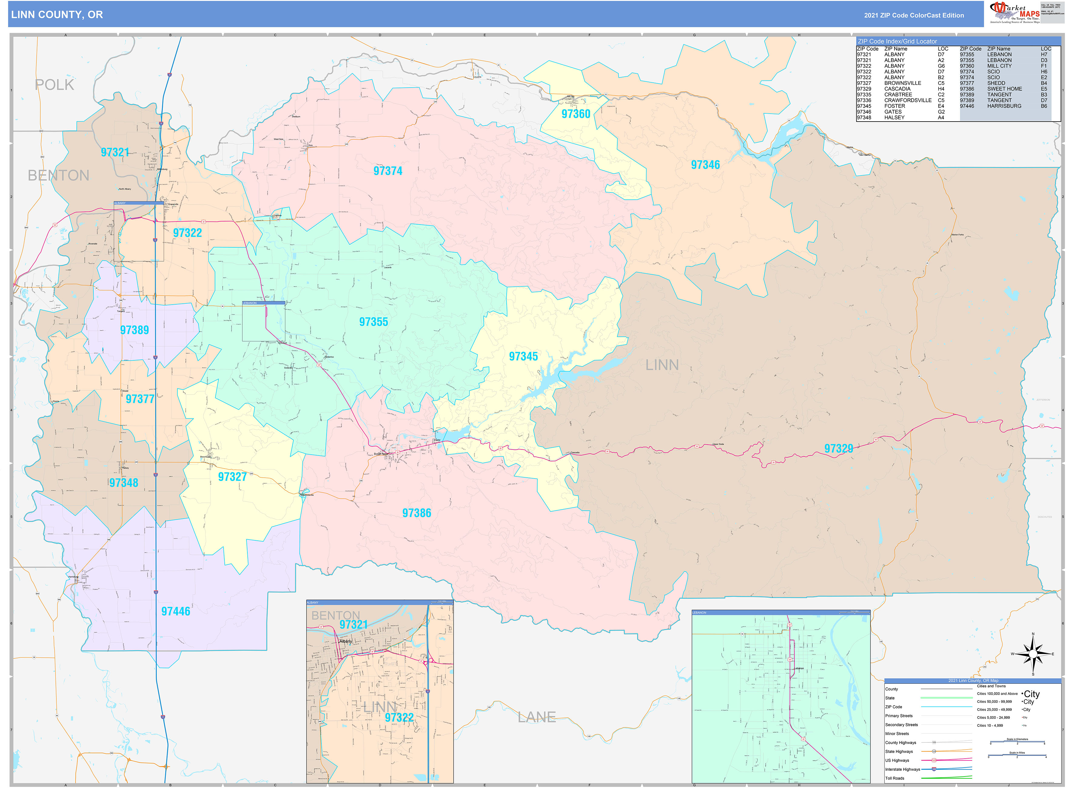 Klamath County Or Wall Map Color Cast Style By Marketmaps Images And Photos Finder 4934