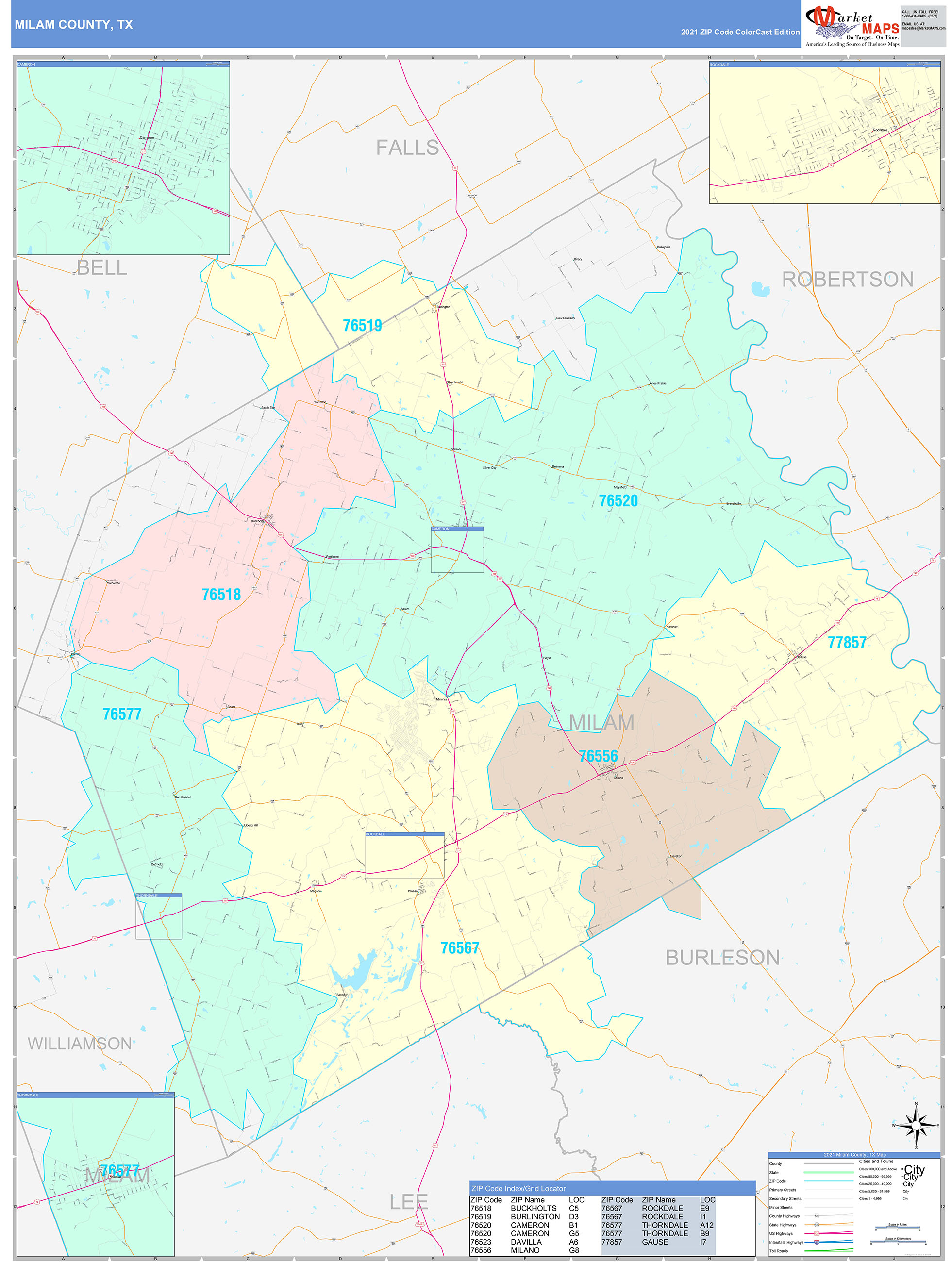 Culberson County Tx Wall Map Color Cast Style By Marketmaps 816 7721
