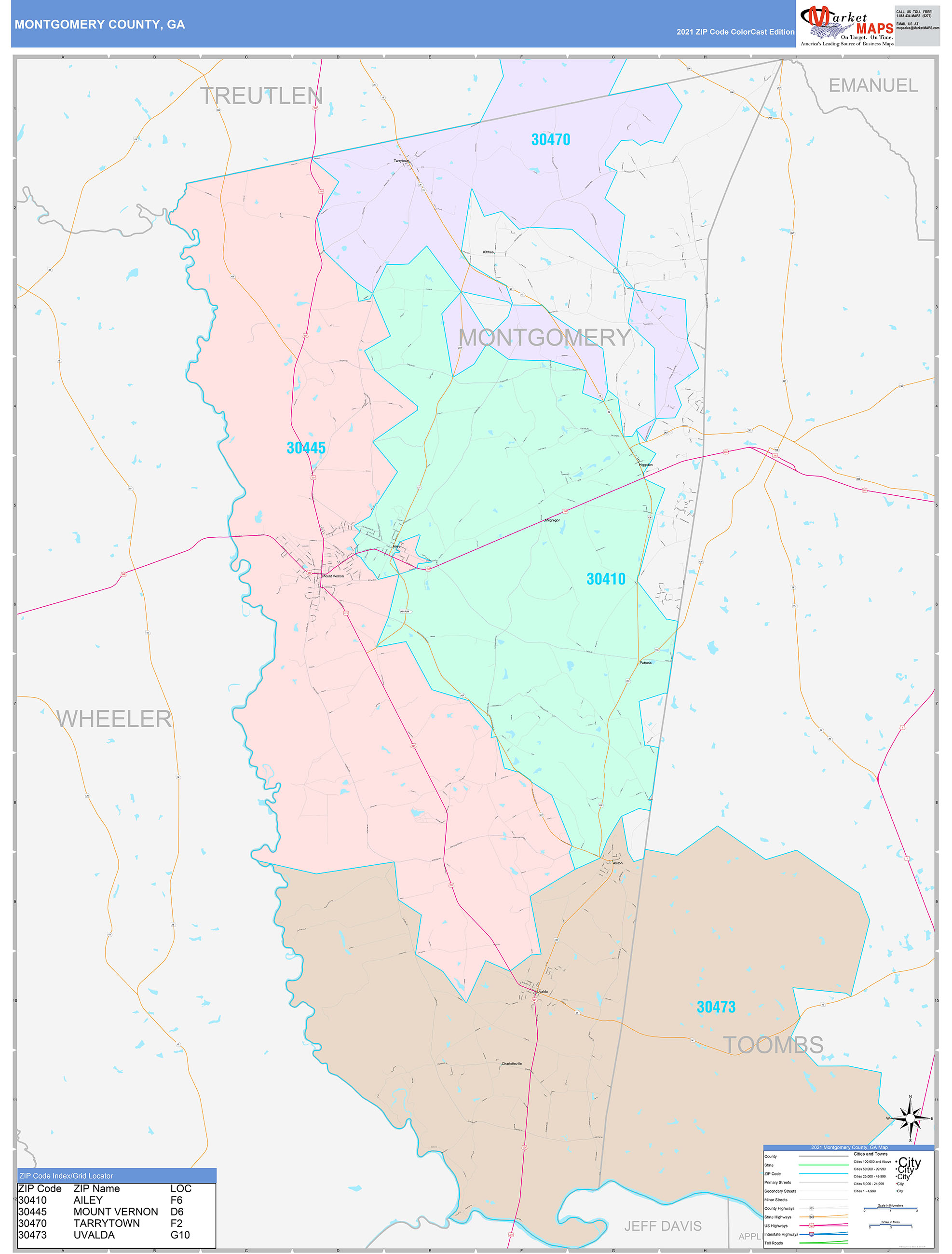 Montgomery County Ms Wall Map Color Cast Style By Marketmaps Images And Photos Finder 