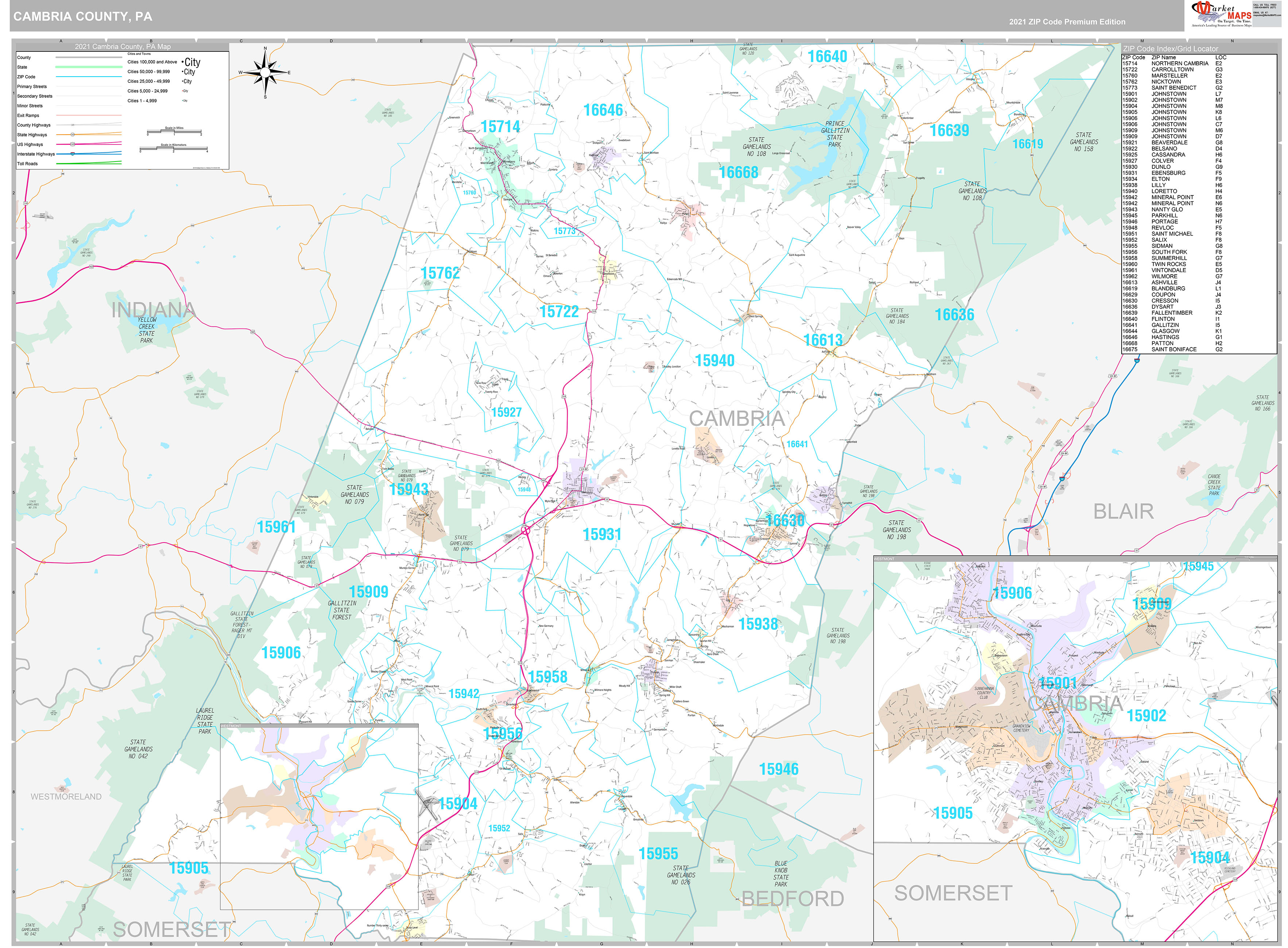 Beaver County Pa Wall Map Premium Style By Marketmaps Mapsales - Vrogue