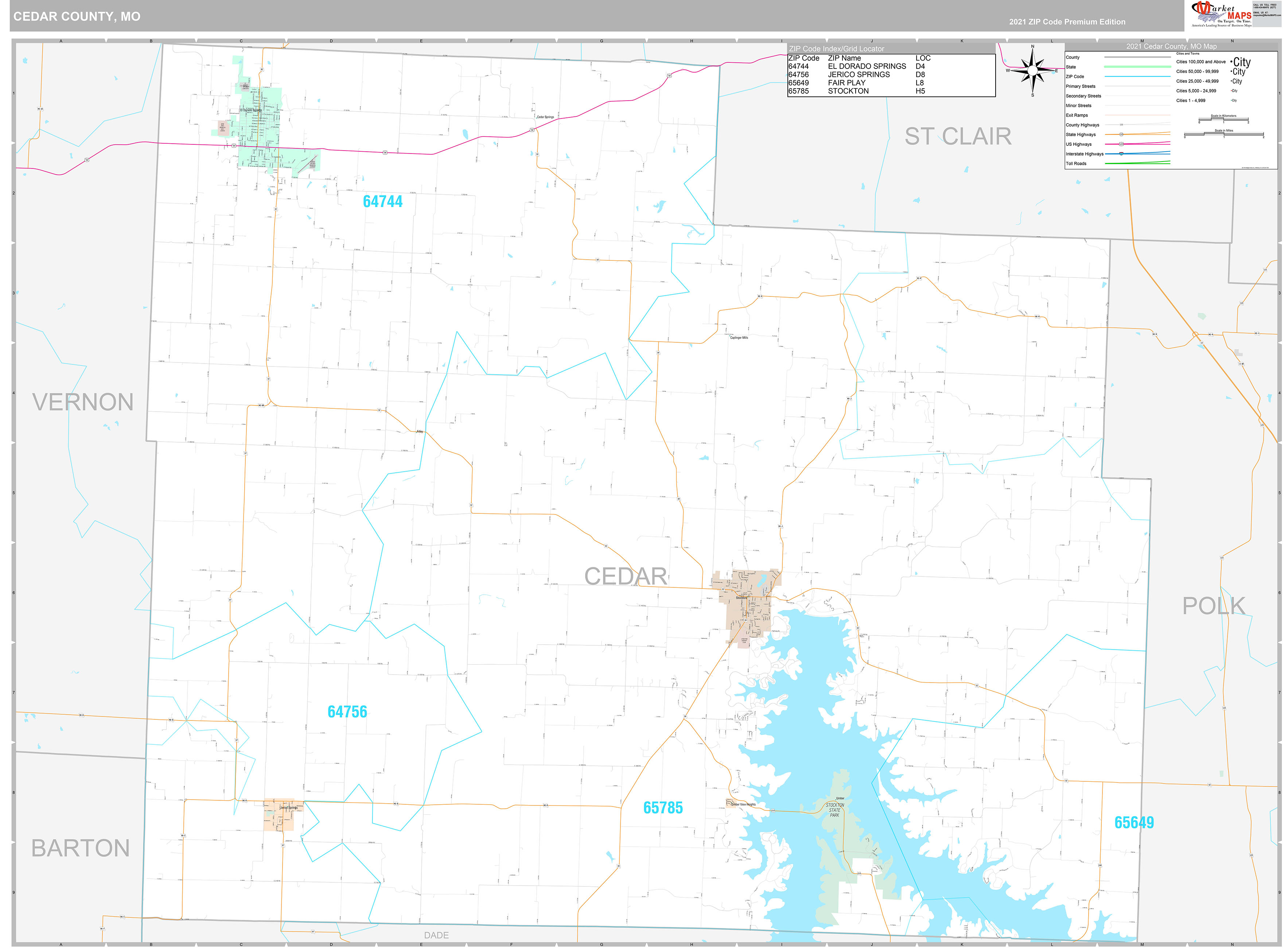 Cedar County Ne Wall Map Premium Style By Marketmaps - vrogue.co