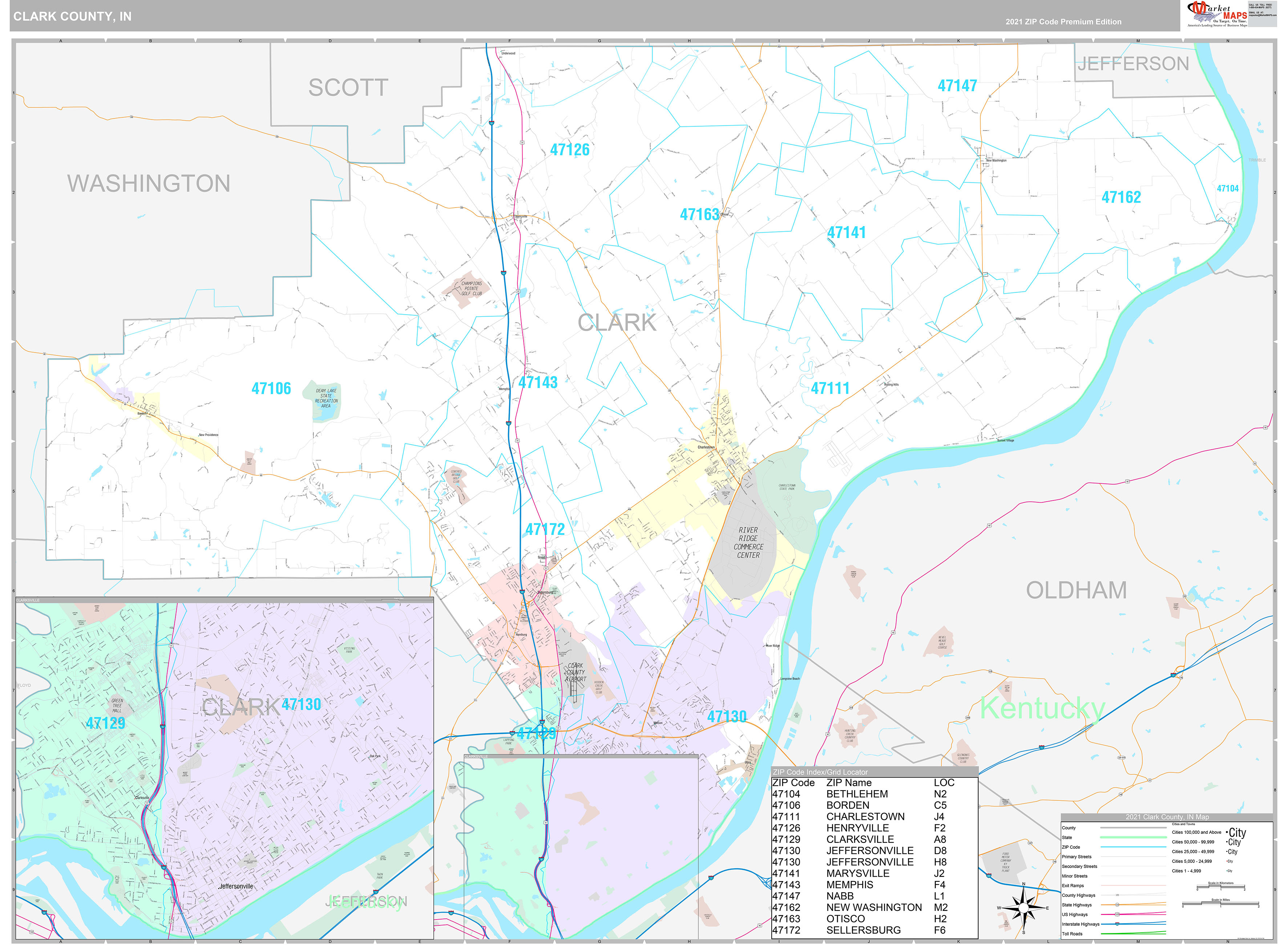 Clark County Plat Map