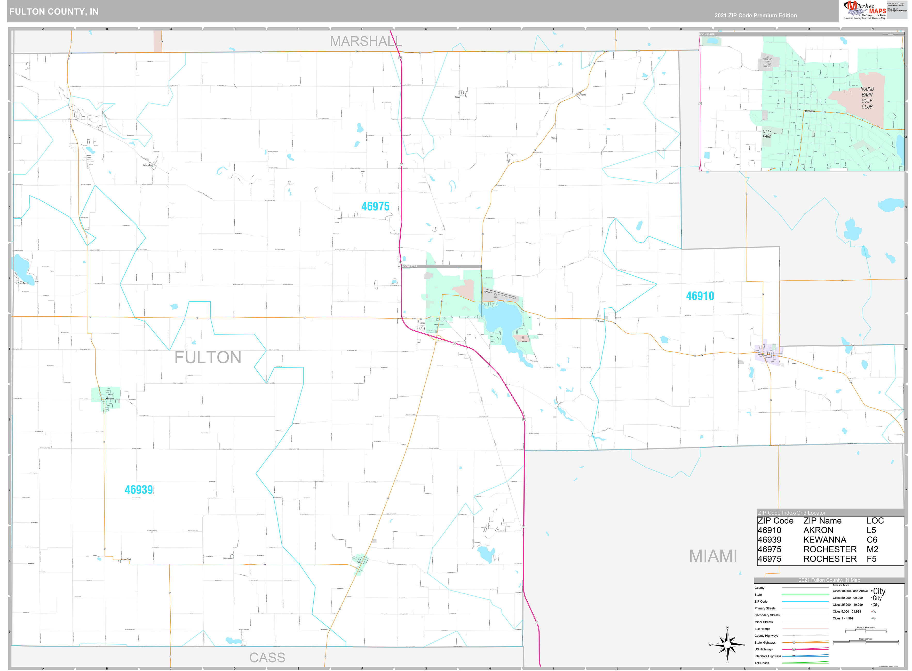 Fulton County Map 4500