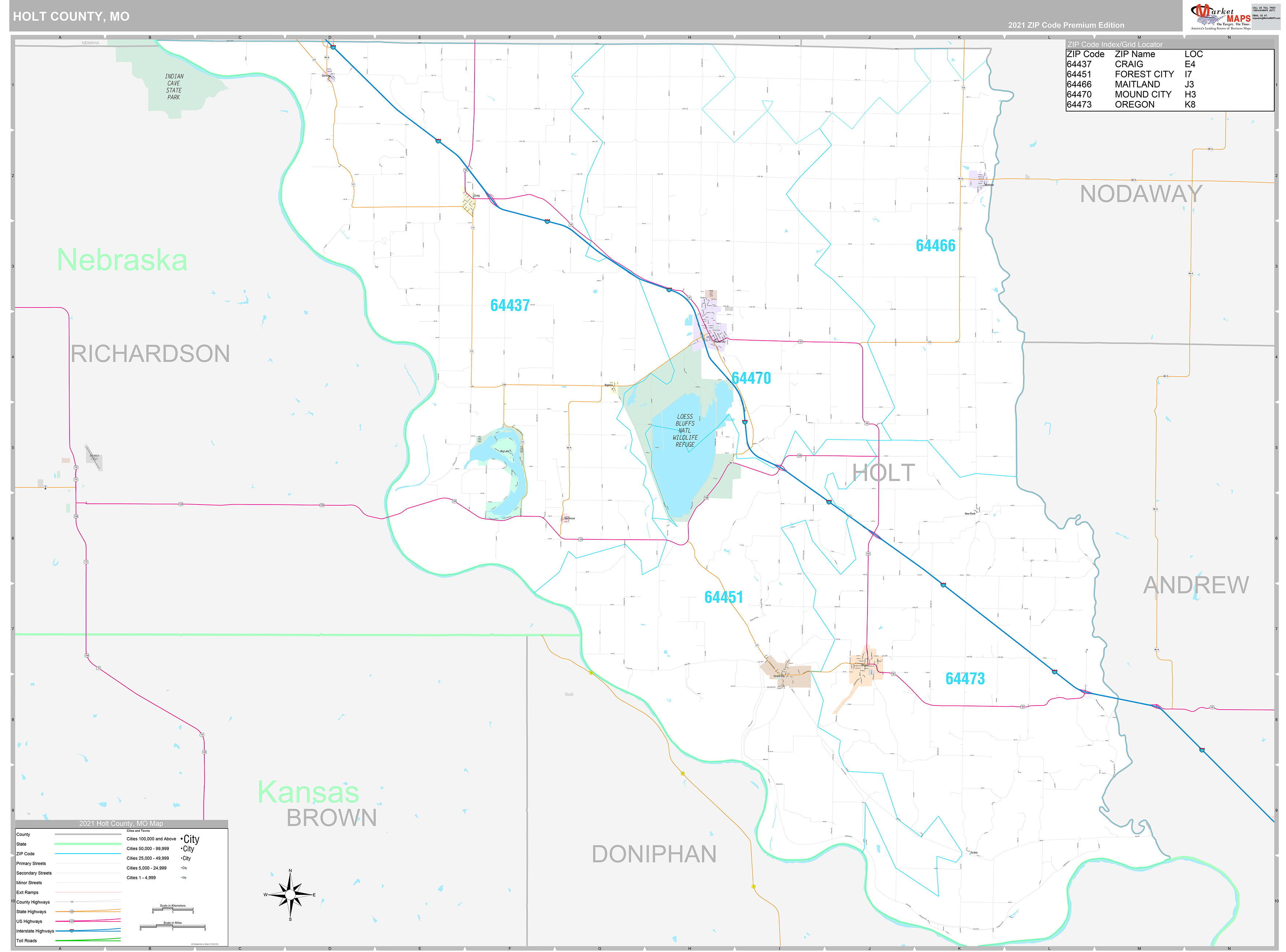 Holt County Ne Wall Map Color Cast Style By Marketmap - vrogue.co