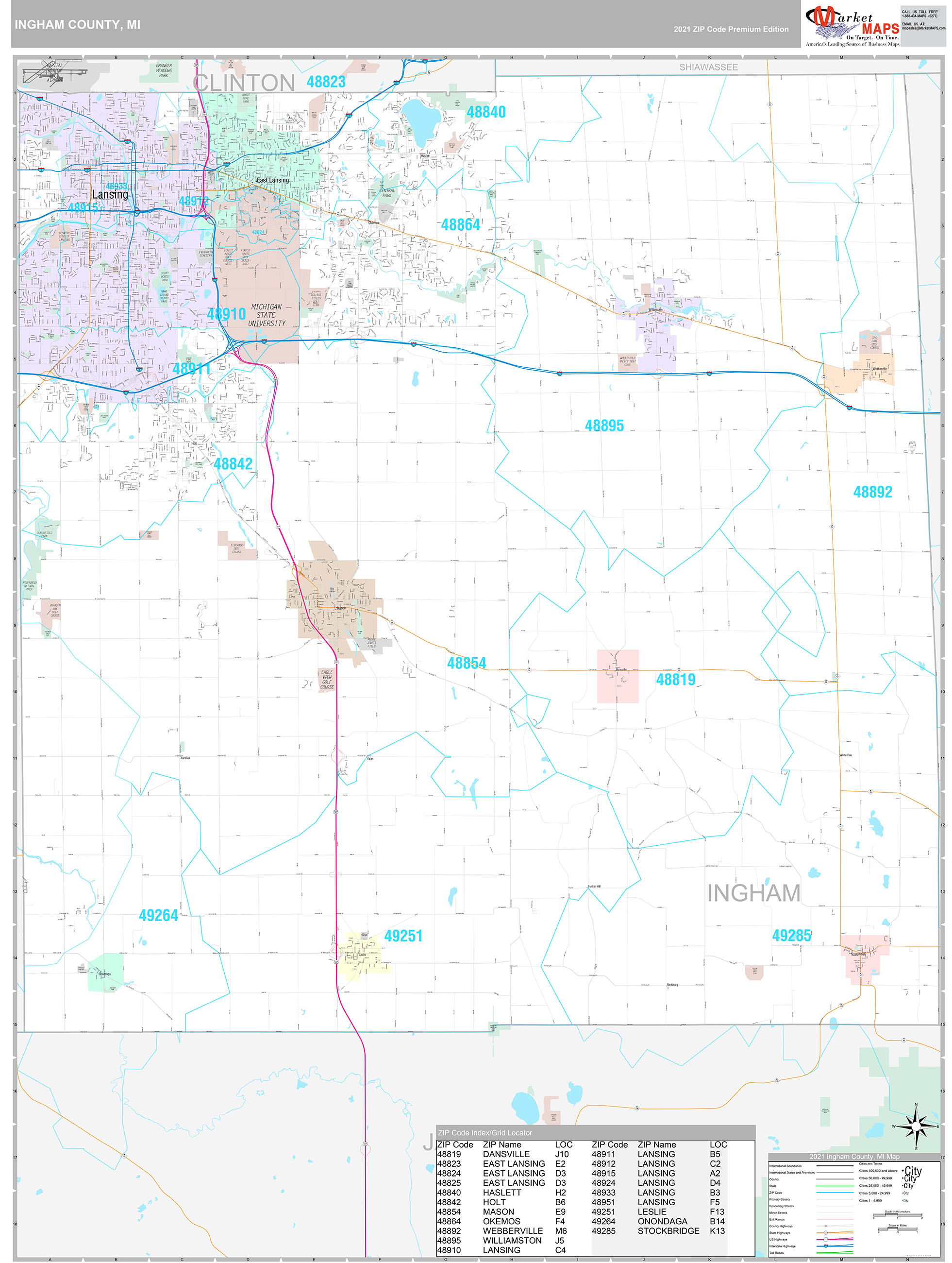 ingham county parcel map