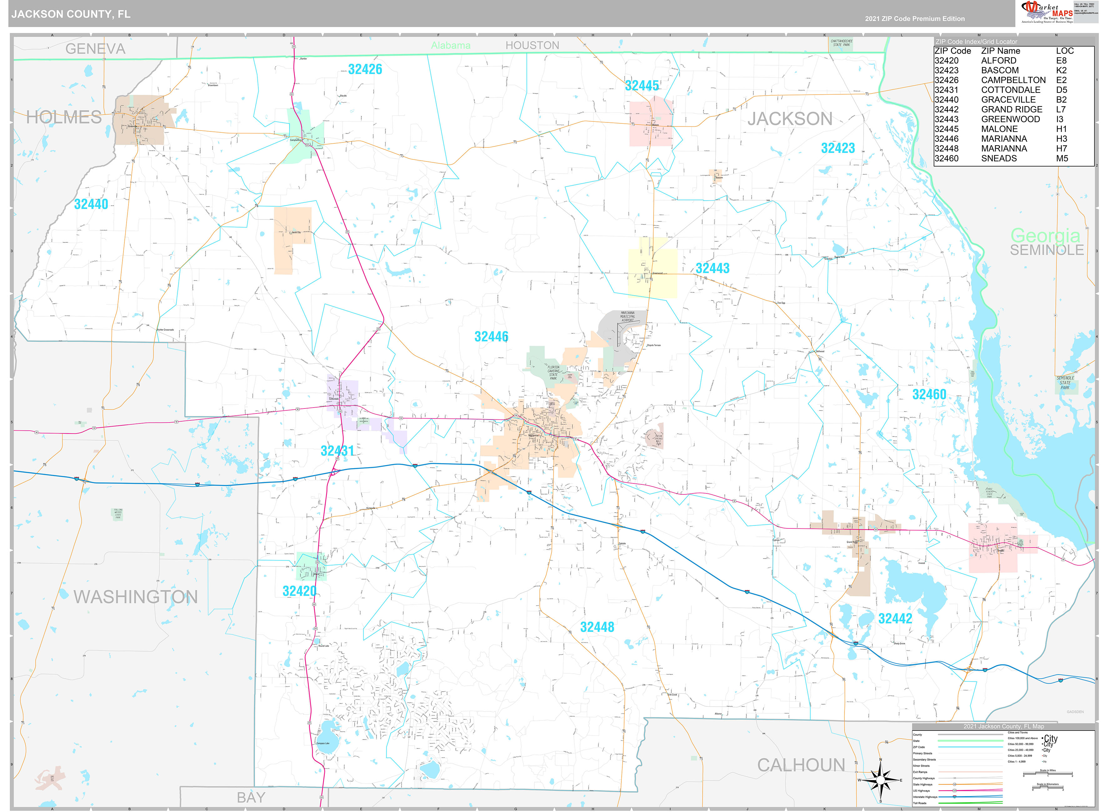 Jackson County Or Wall Map Premium Style By Marketmap - vrogue.co
