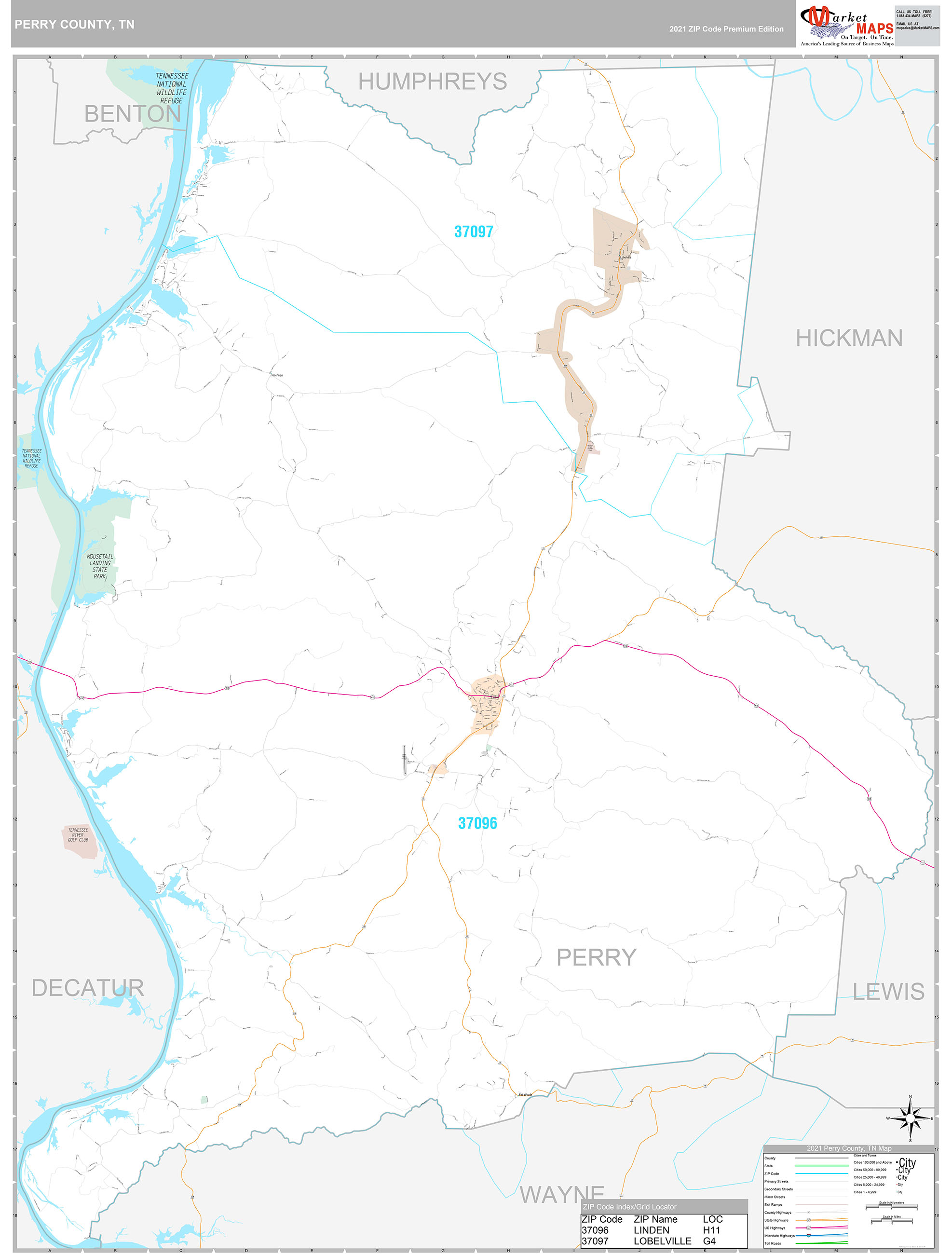 Perry County Ms Wall Map Premium Style By Marketmaps Images And Photos Finder 5148