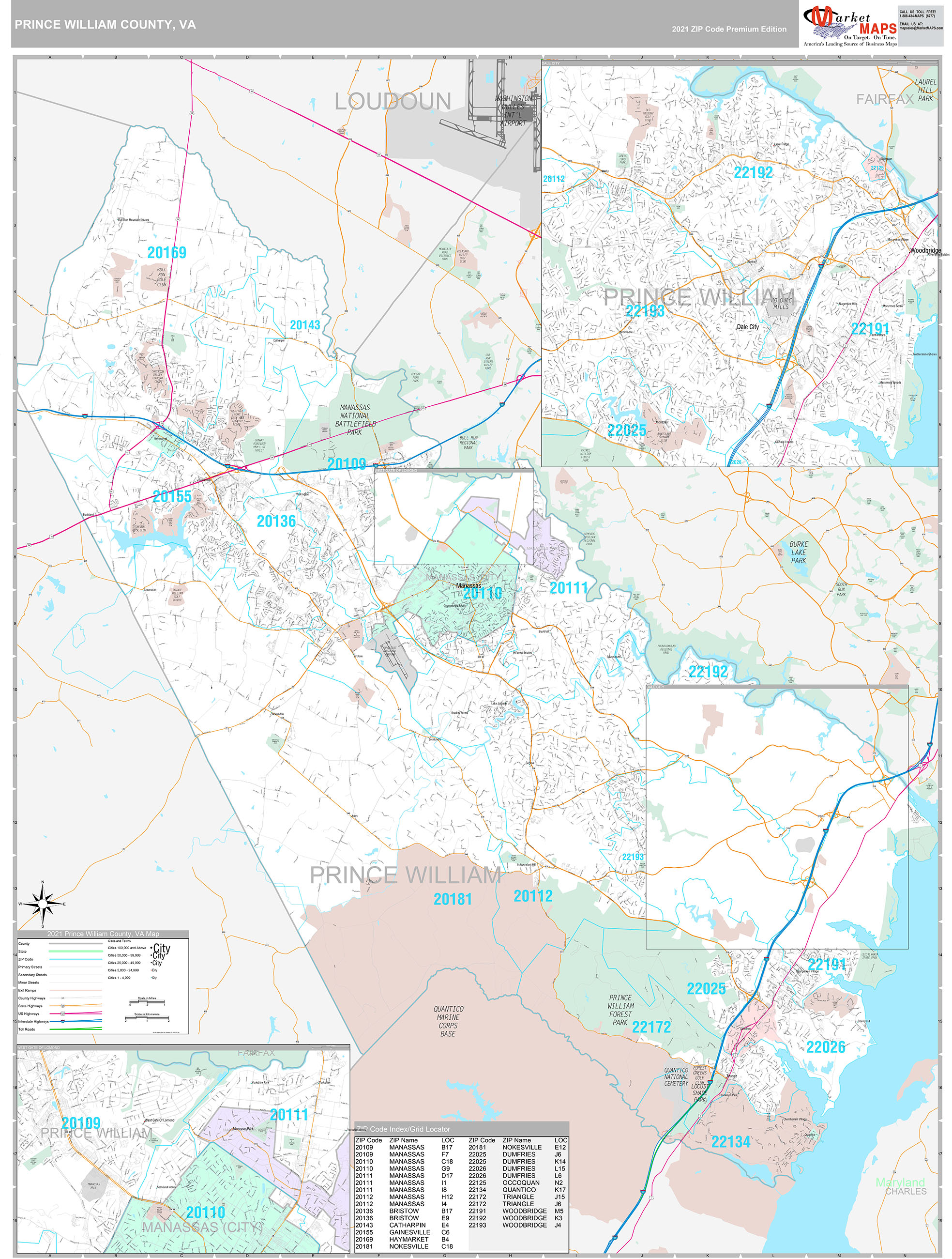 Prince William County Districts Map