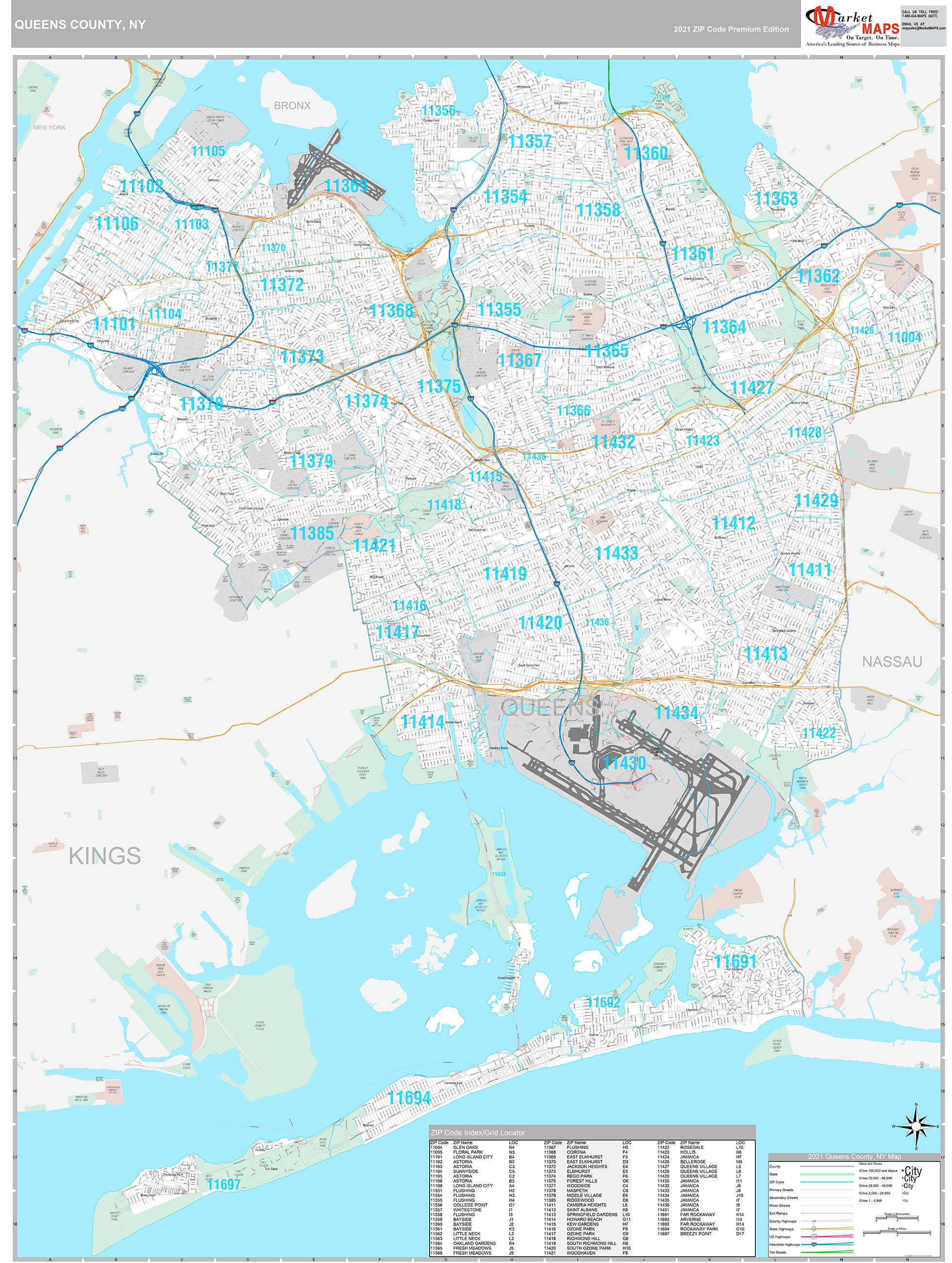 Queens Ny Map With Neighborhoods Map