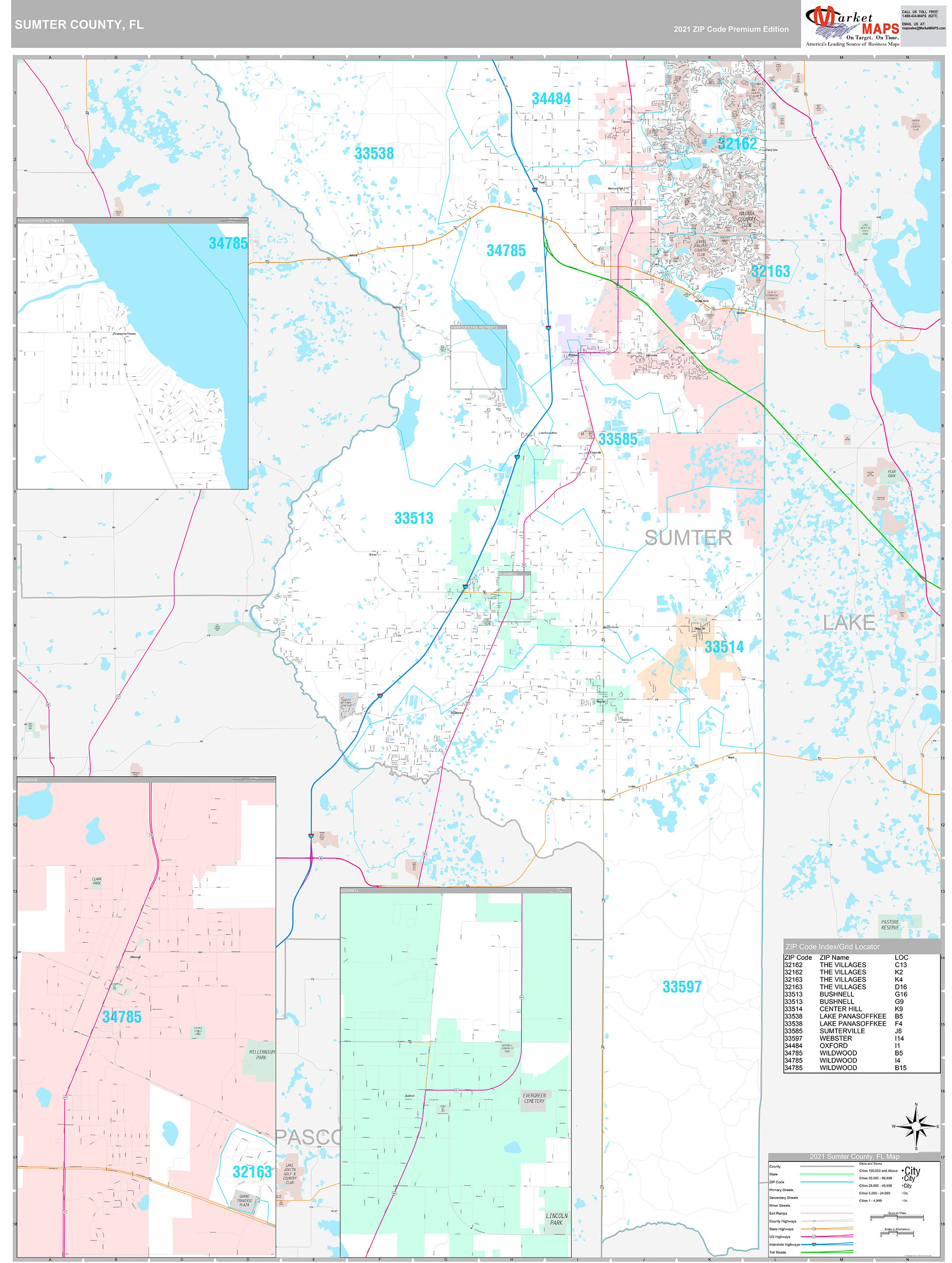 Sumter County Map 0845