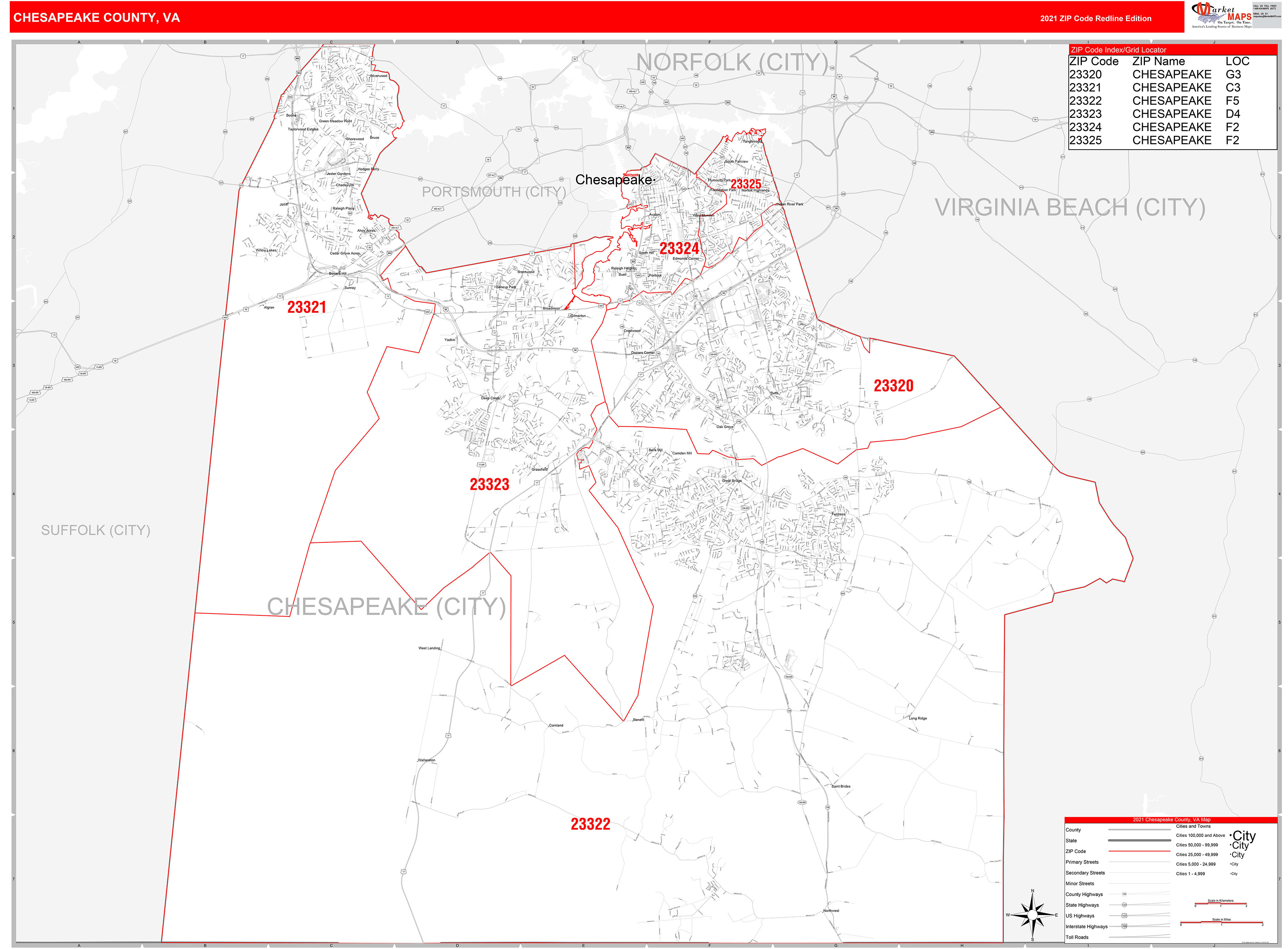 Chesapeake Va Zip Code Map - Printable Maps Online