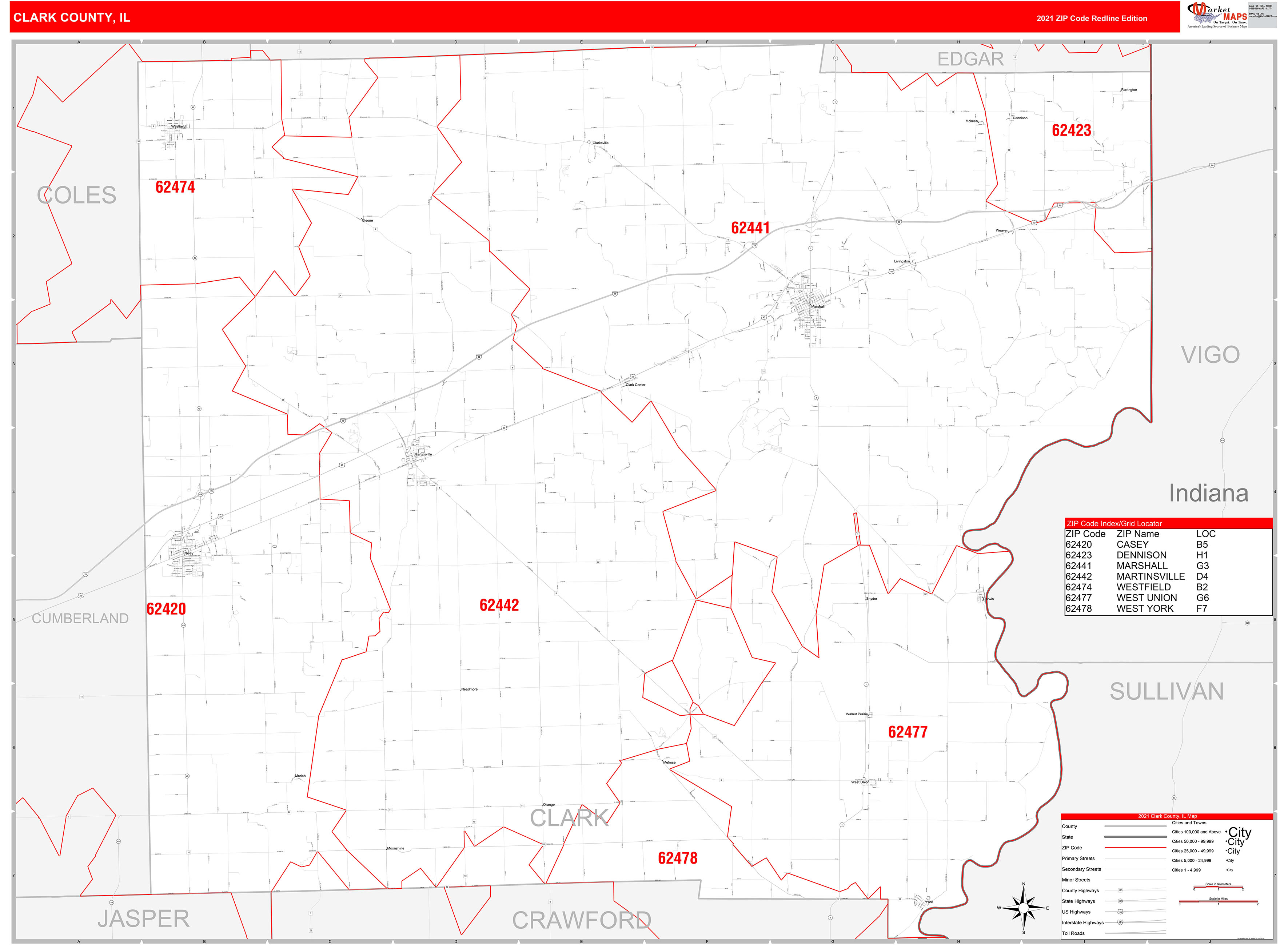 Clark County Zip Code Map