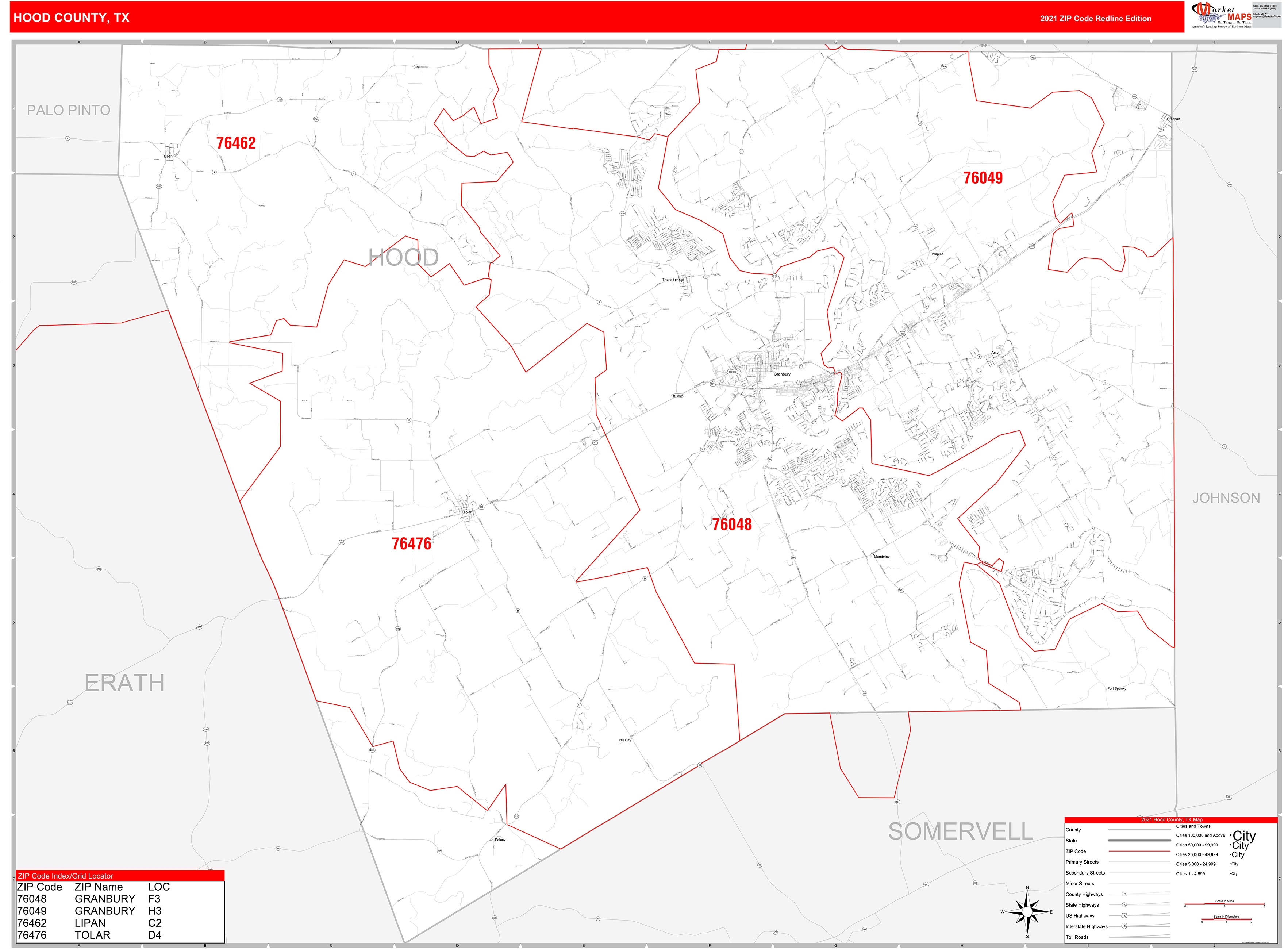 Hood County Texas Precinct Map