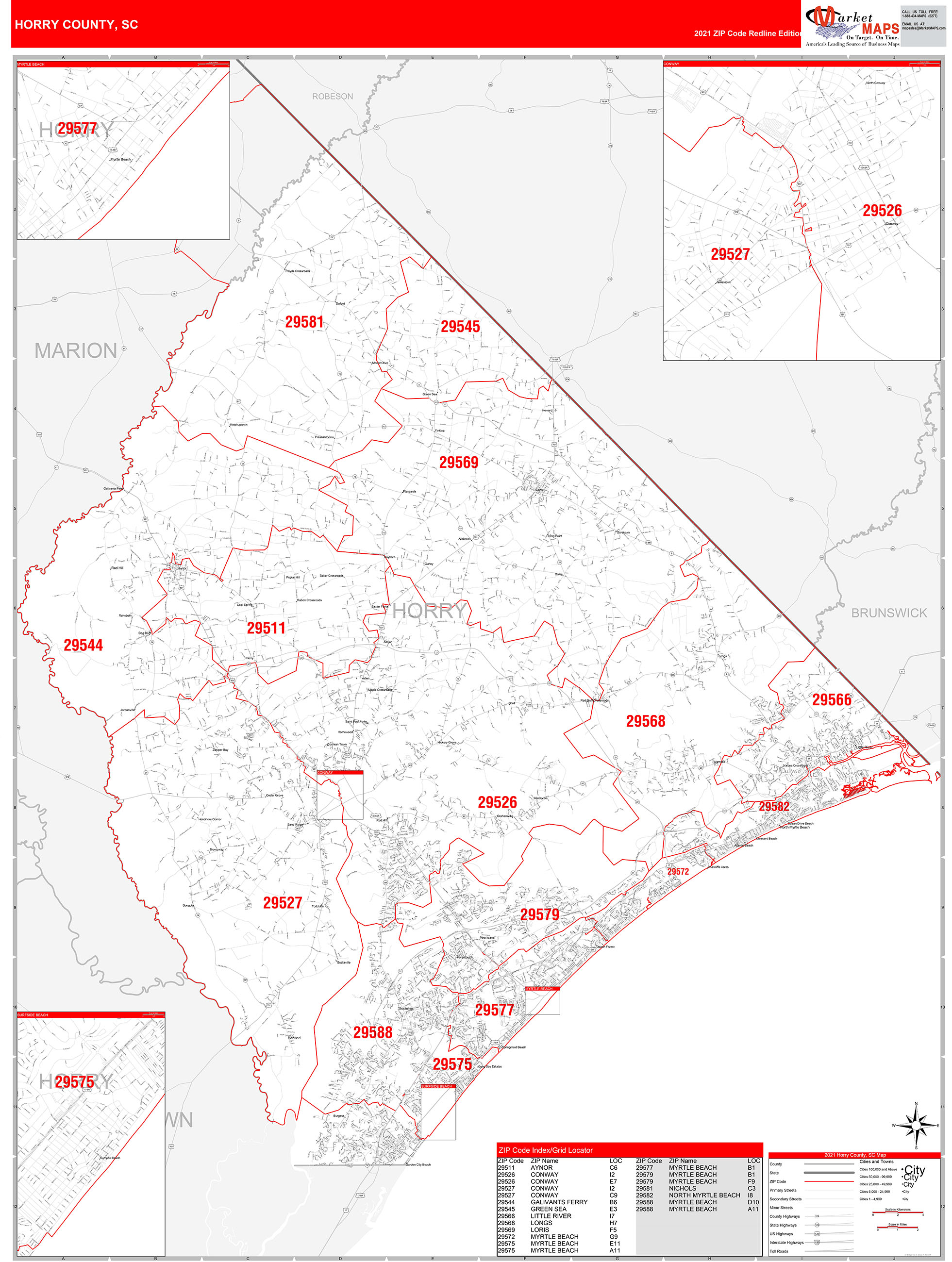 South Carolina Zip Code Map Laminated 36 X 25 46 H Zi 6321