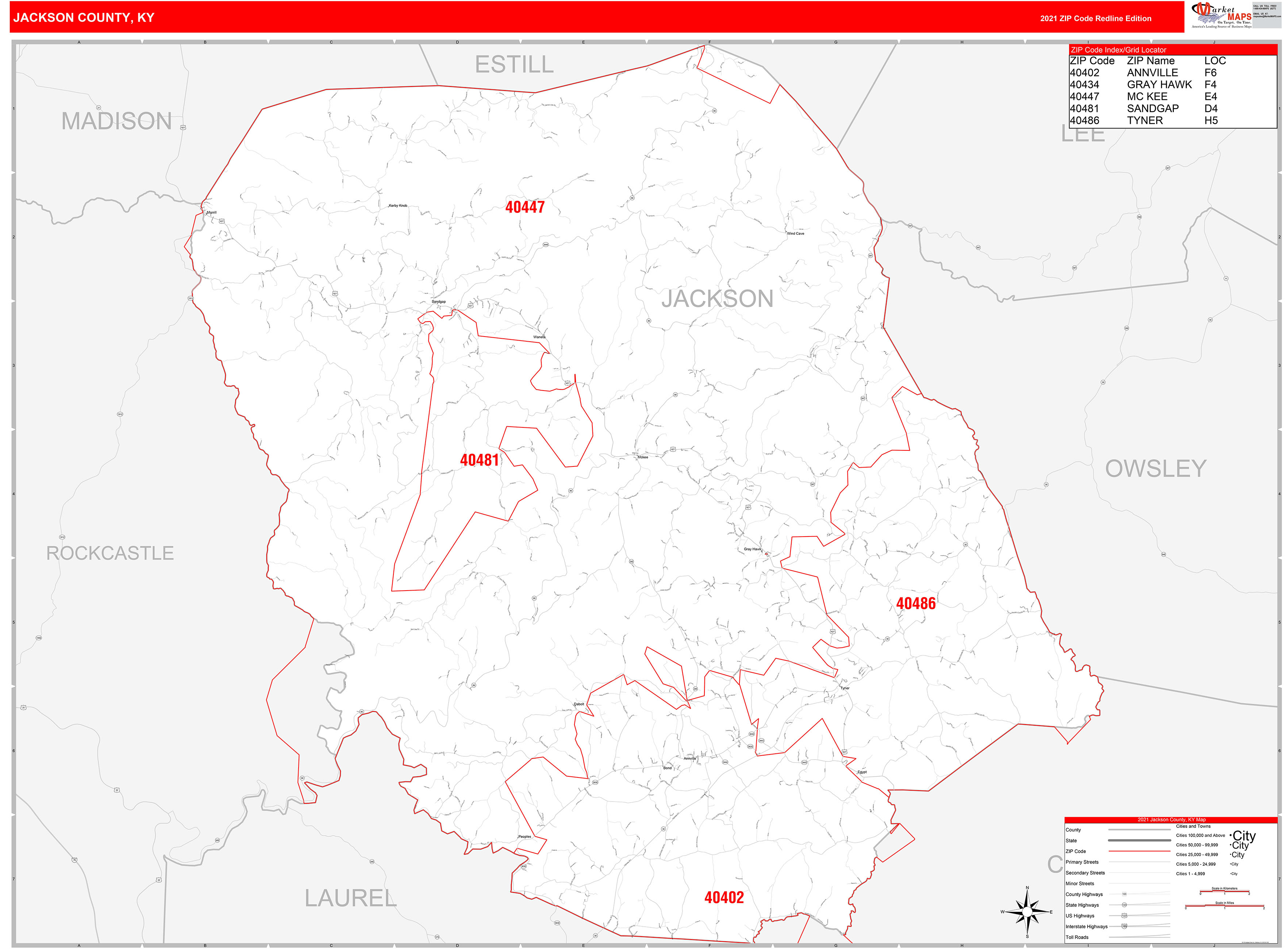 Jackson KY Map