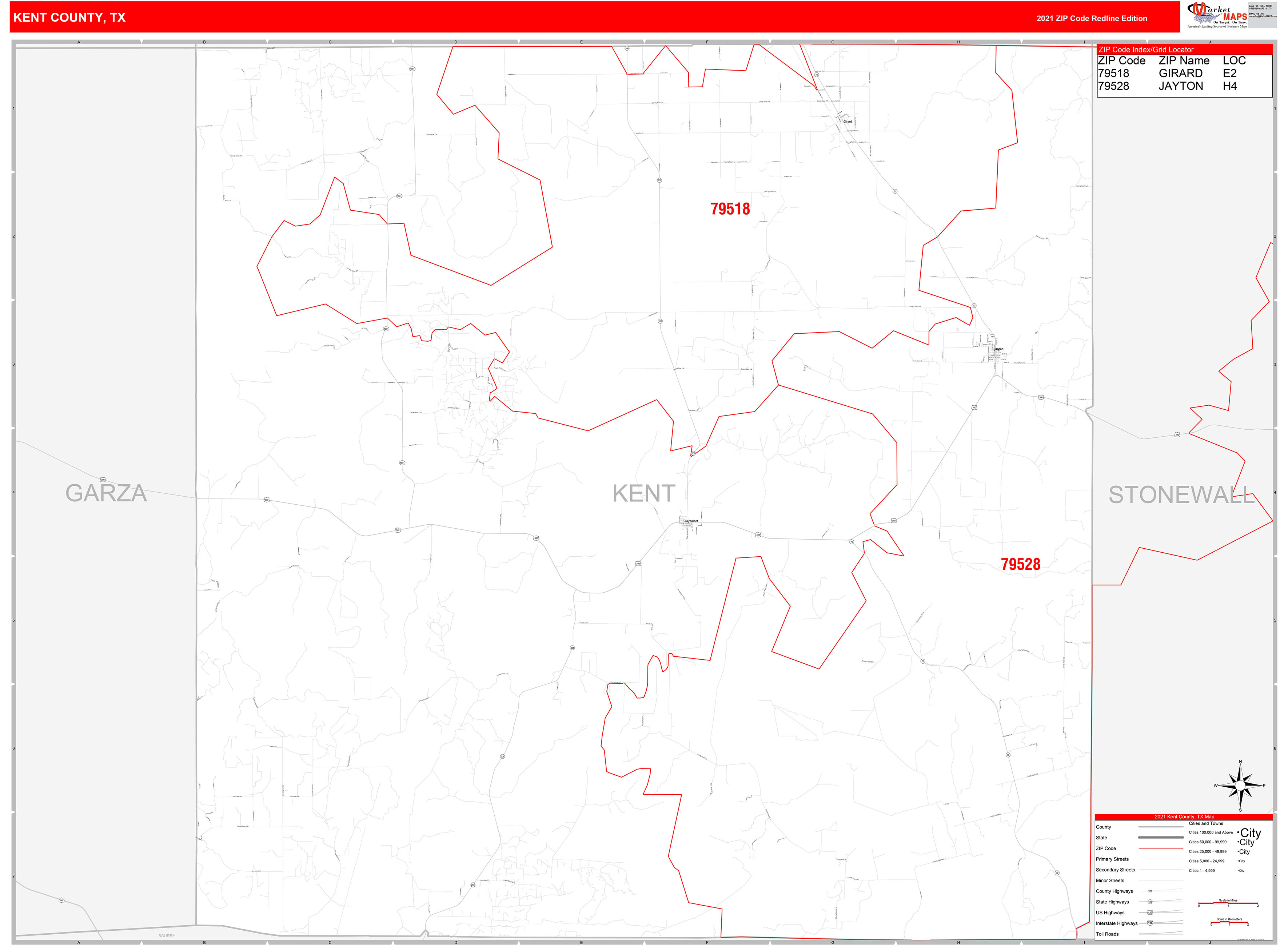 Kent County Zip Code Map - Map