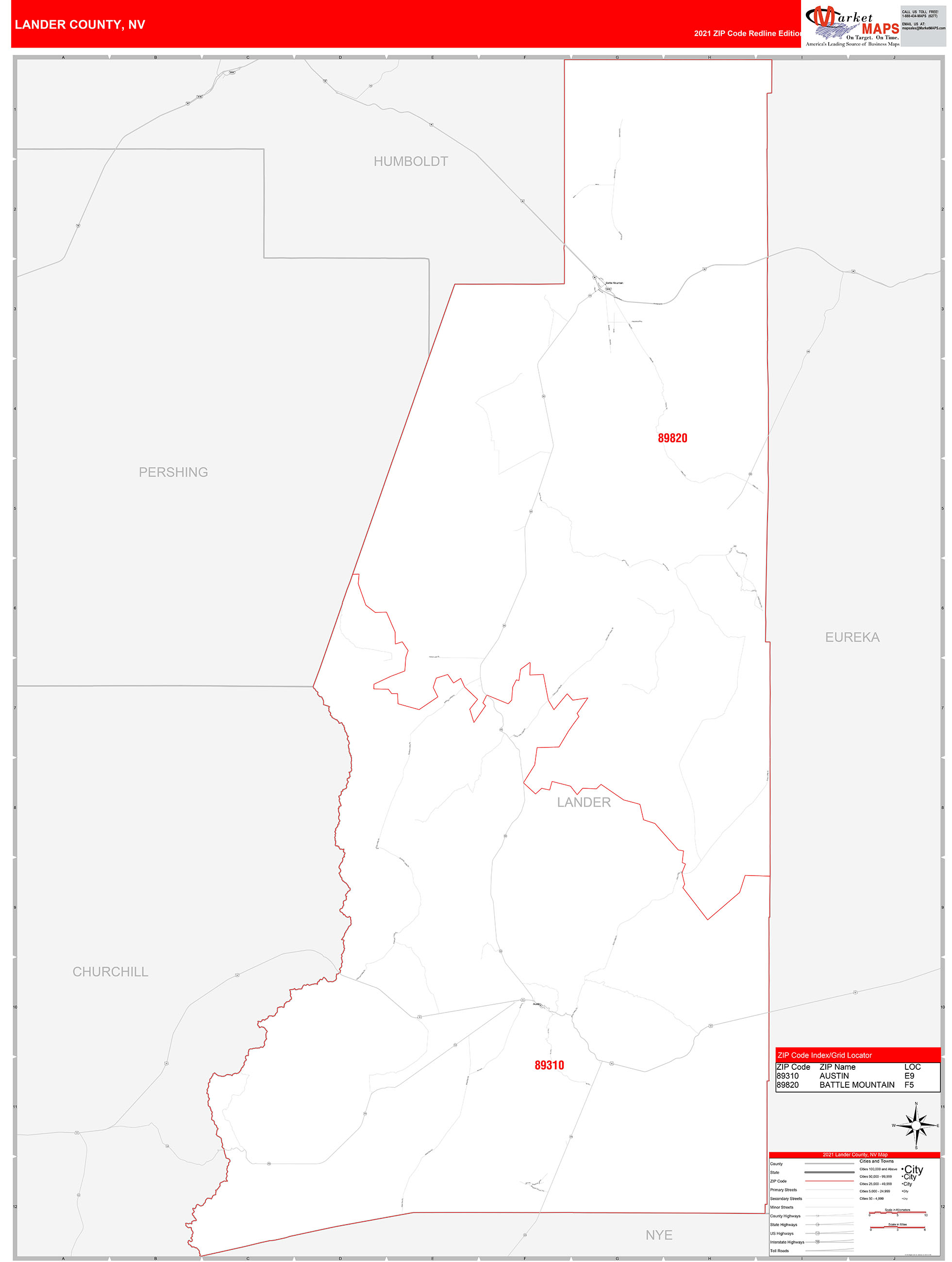 Lander County Nv Zip Code Wall Map Red Line Style By Marketmaps Hot Sex Picture 5770